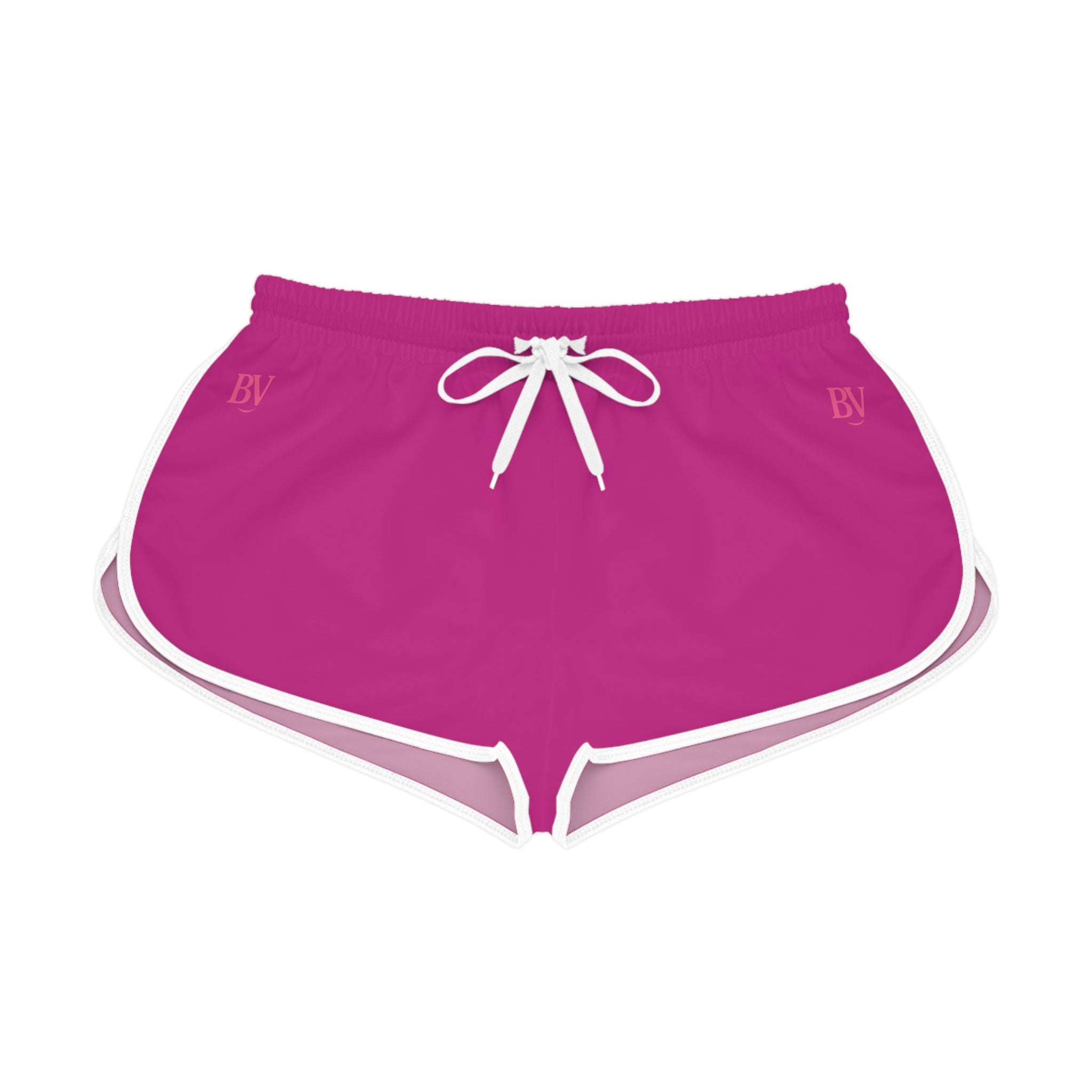 Bonita Vibes: BV Collection Women's Dark Pink Relaxed Shorts - Perfect for Summer Outings, Lounging, Beach Days, Travel, and Active Lifestyle