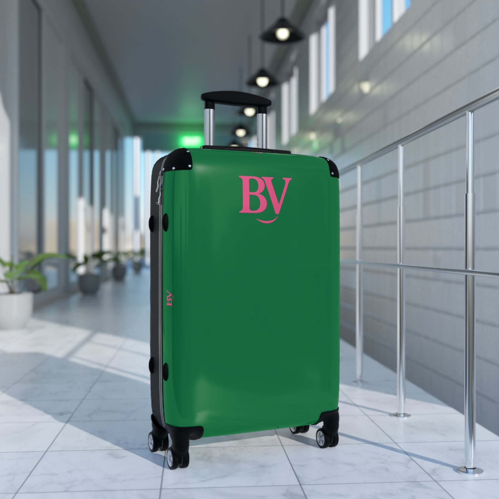 Bonita VIBES: BV Collection Dark Green Stylish Travel Luggage