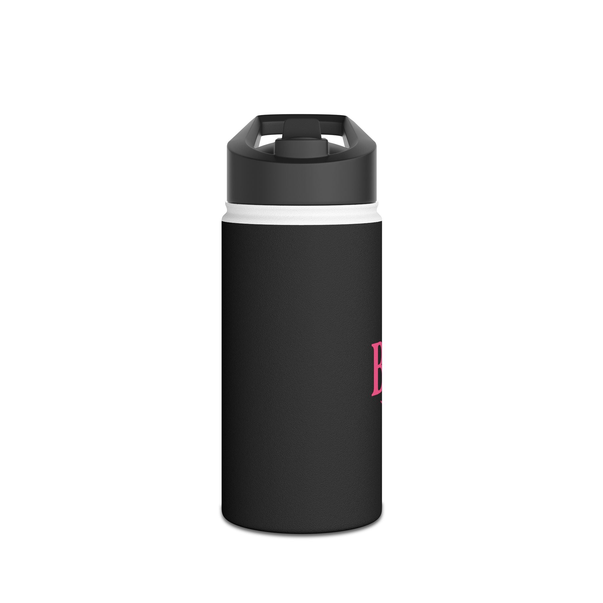 Bonita Vibes: BV Collection Stainless Steel Black Water Bottle, Drinkware for Everyday Adventures, Fitness, Gifts, Eco-Friendly Product