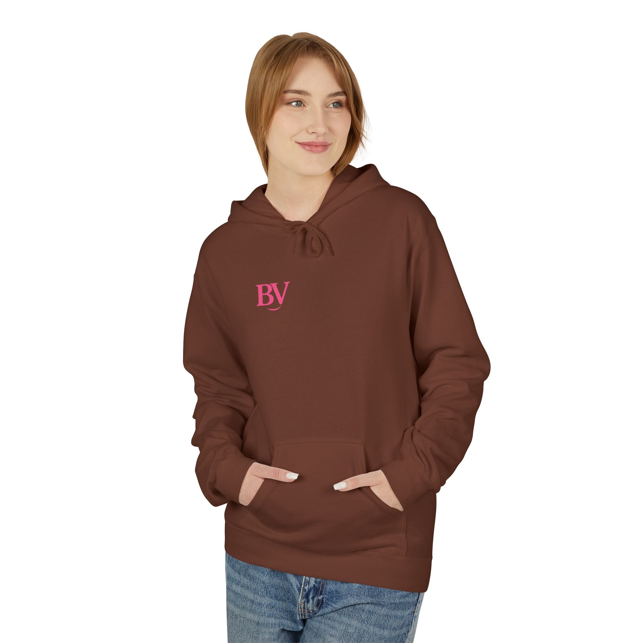 Bonita Vibes: BV Collection Fashion Fleece Hoodie, Casual Wear, Stylish Sweatshirt, Great Gift, Comfortable Layering
