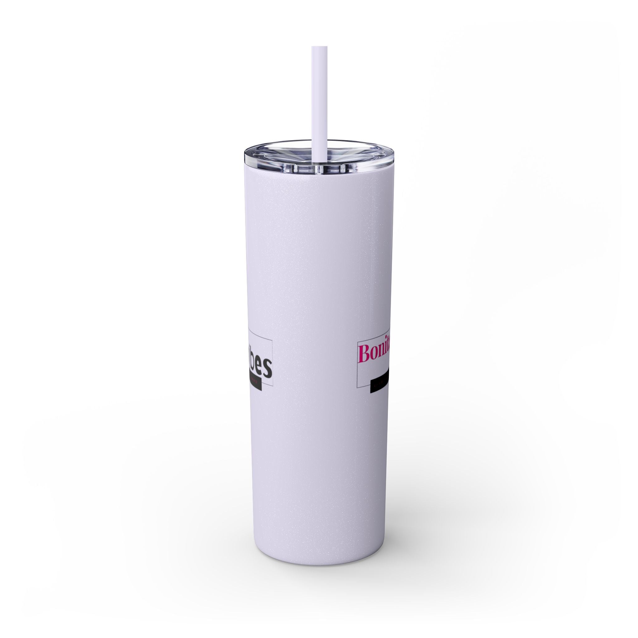 Bonita Vibes: VIBES UNLEASHED Stylish Skinny Tumbler, Perfect for Daily Hydration, Gifts, Home Office, Travel Mug, Summer Fun, Eco-Friendly Drinkware
