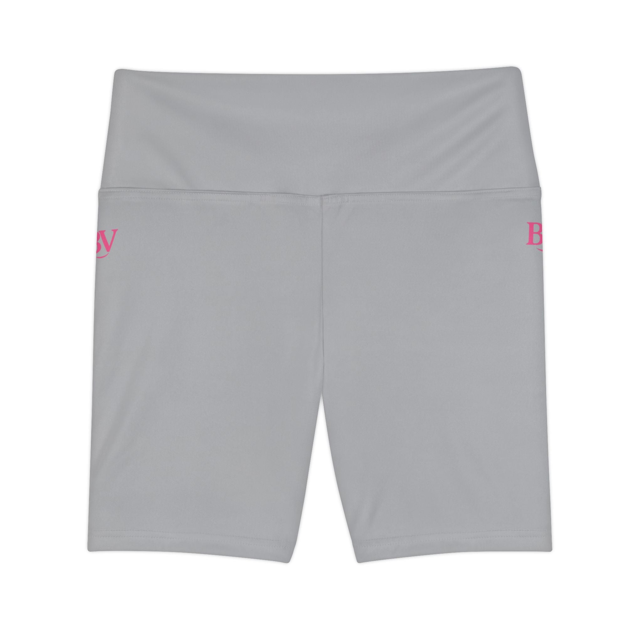 Bonita Vibes: BV Collection Women's Light Grey Workout Shorts | Comfortable Athletic Wear, Fitness Apparel, Gym Shorts, Summer Activewear, Casual Style