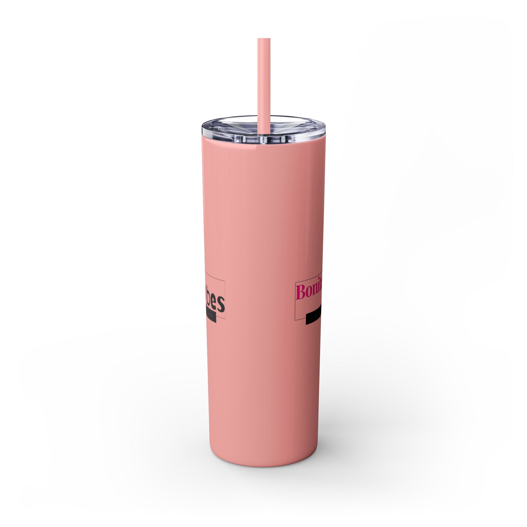 Bonita Vibes: VIBES UNLEASHED Stylish Skinny Tumbler, Perfect for Daily Hydration, Gifts, Home Office, Travel Mug, Summer Fun, Eco-Friendly Drinkware