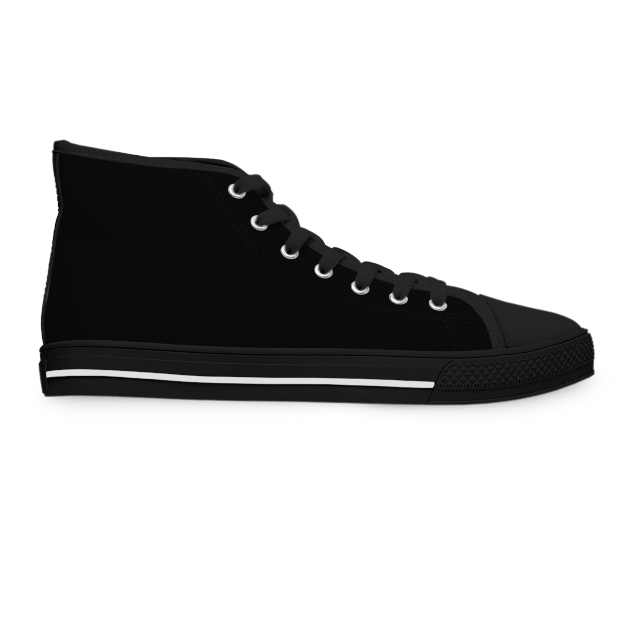 Bonita Vibes: BV Collection Woman's Black Stylish High Top Sneakers, Casual Footwear, Trendy Street Style, Summer Vibes, Gift for Her, Comfortable Fashion Shoes