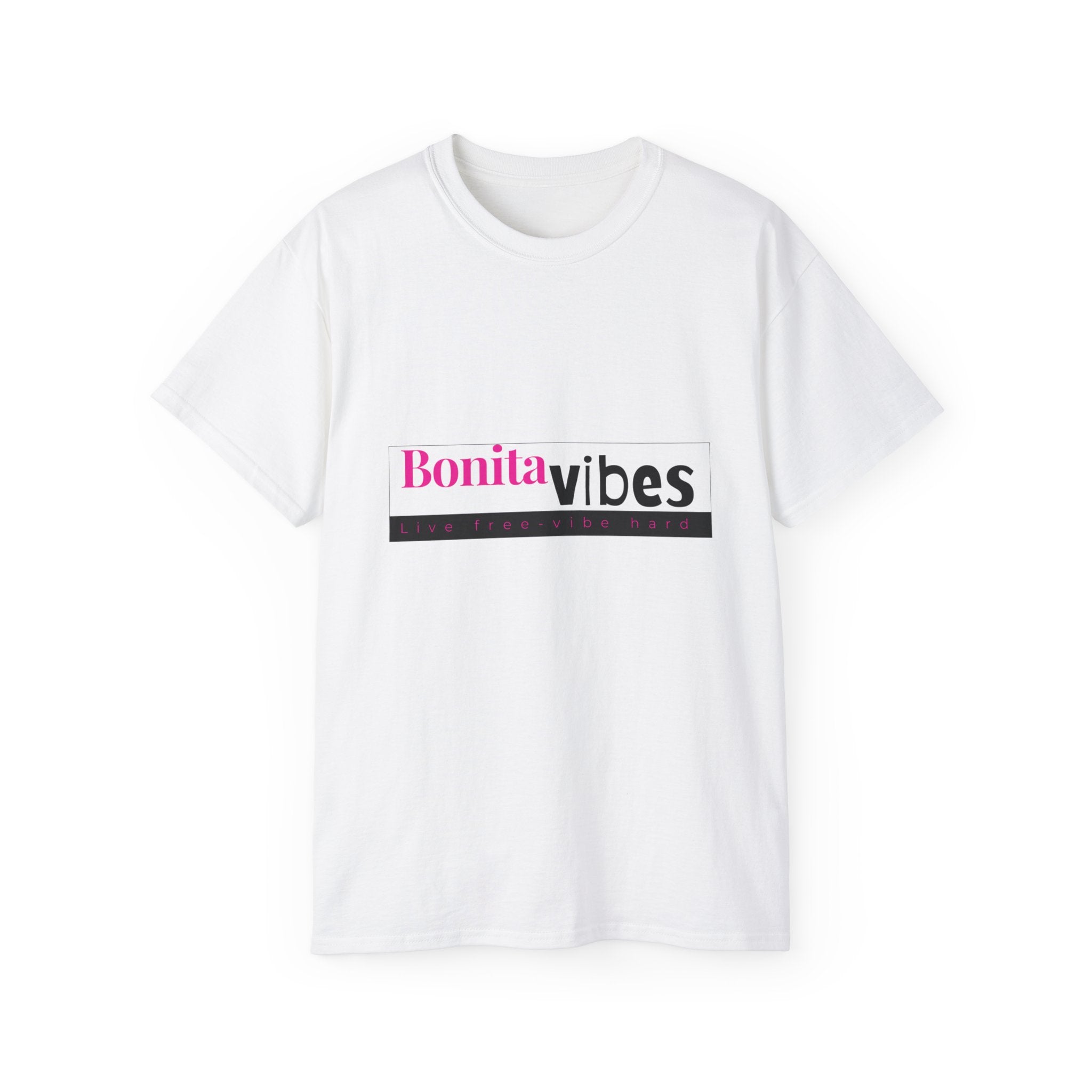 Bonita Vibes: VIBES UNLEASHED Ultra Cotton Tee, Casual T-Shirt, Gift for Her, Trendy Apparel, Summer Fashion, Fun Graphic Tee