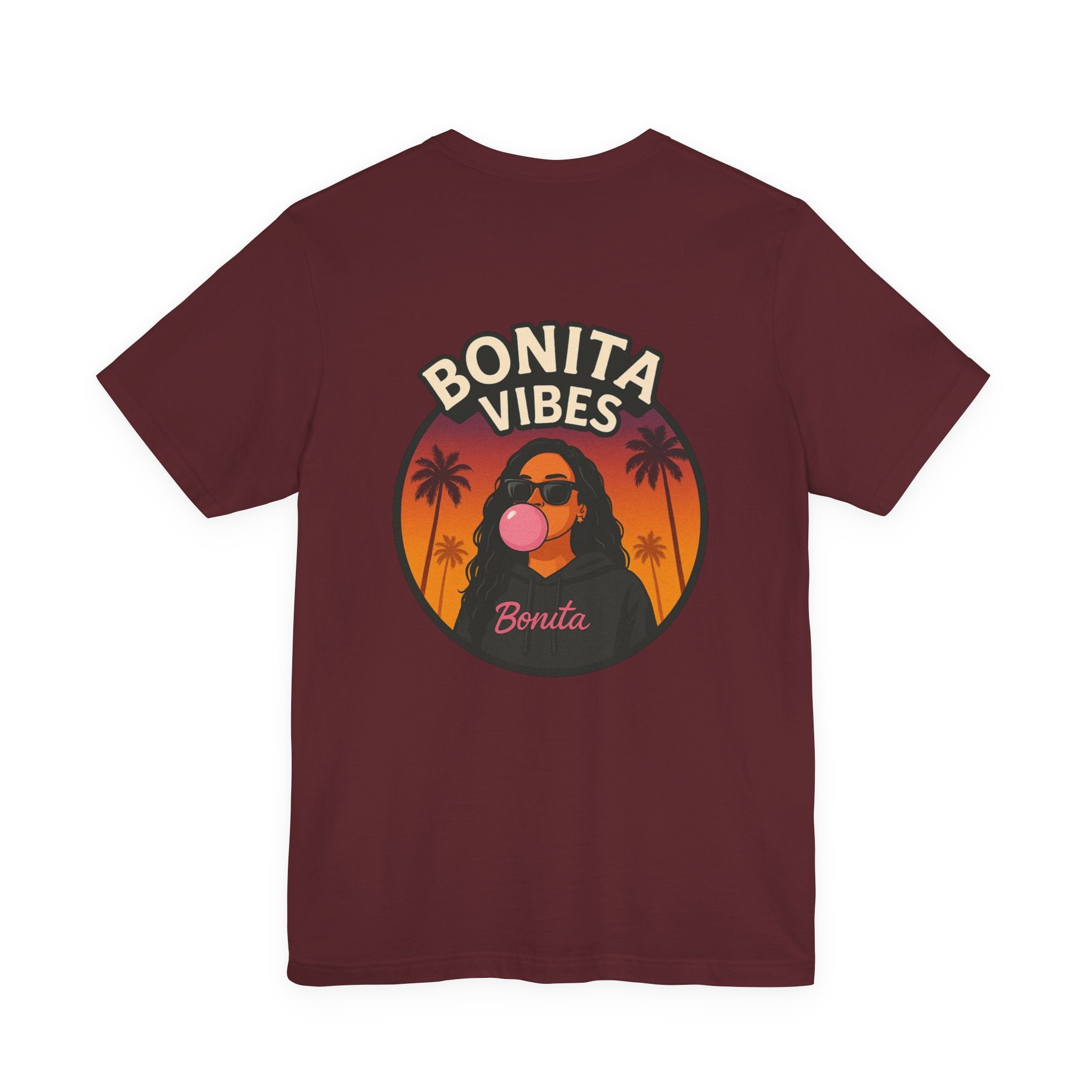 Bonita Vibes: Sunset Sway T-Shirt, Casual Wear, Gift for Beach Lovers, Trendy Graphic Tee, Fun Party Outfit