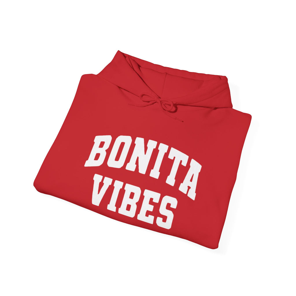 Hoodie — Bonita Vibes Minimal Graphic Pullover