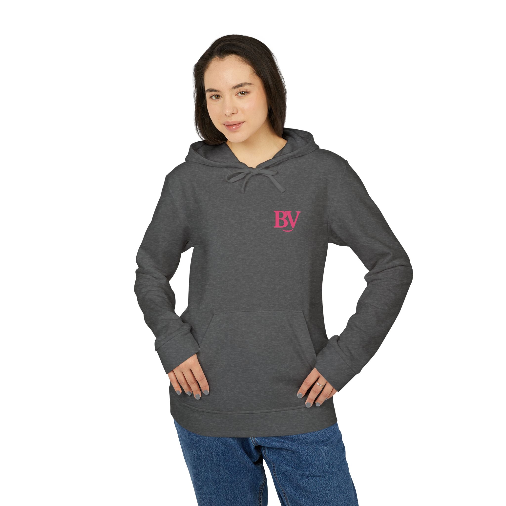 Bonita Vibes: BV Collection Fleece Hoodie with Stylish Logo, Casual Wear, Athleisure, Perfect for Fall and Winter