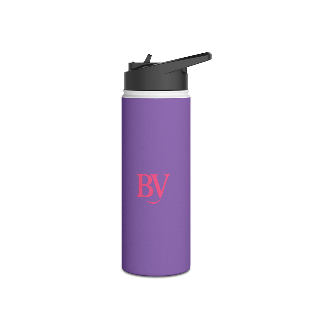Bonita Vibes: BV Collection Stainless Steel Purple Water Bottle, Drinkware for Everyday Adventures, Fitness, Gifts, Eco-Friendly Product