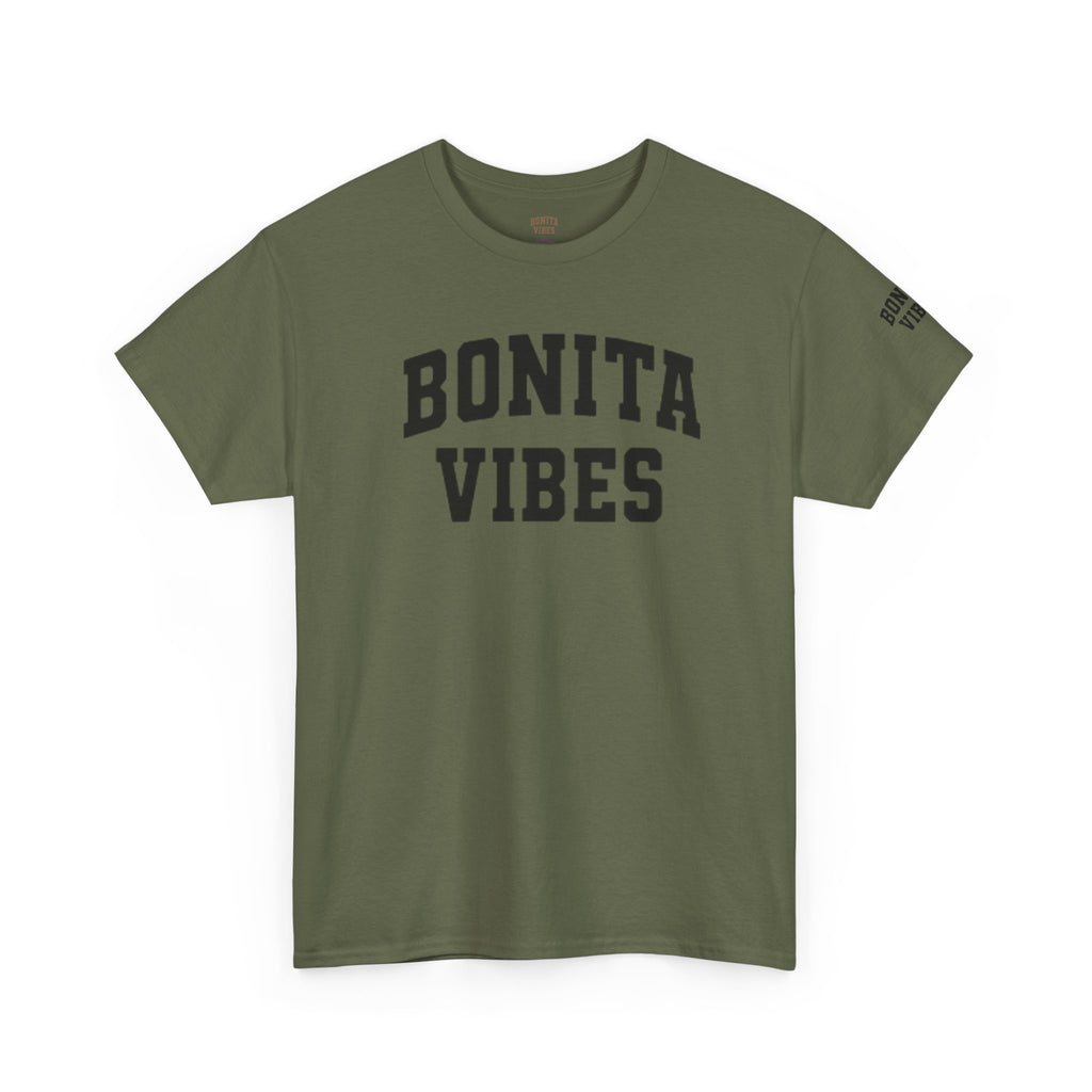 BONITA VIBES UNIVERSITY T-Shirt — Varsity style for Positive, Latina-Inspired Style