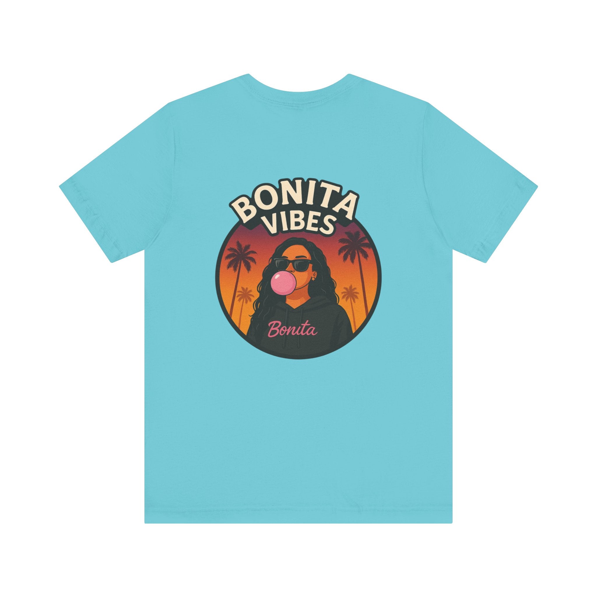 Bonita Vibes: Sunset Sway T-Shirt, Casual Wear, Gift for Beach Lovers, Trendy Graphic Tee, Fun Party Outfit