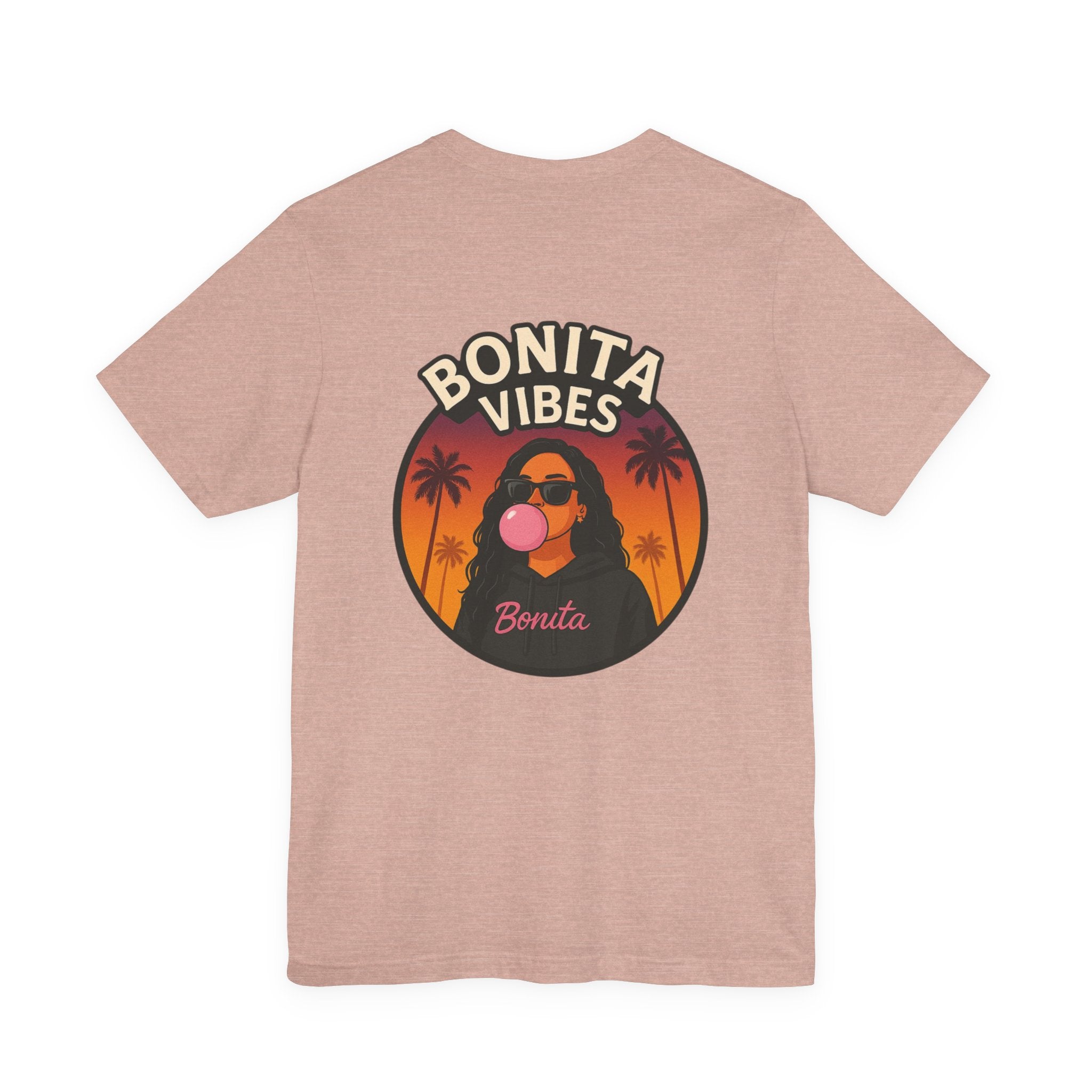 Bonita Vibes: Sunset Sway T-Shirt, Casual Wear, Gift for Beach Lovers, Trendy Graphic Tee, Fun Party Outfit