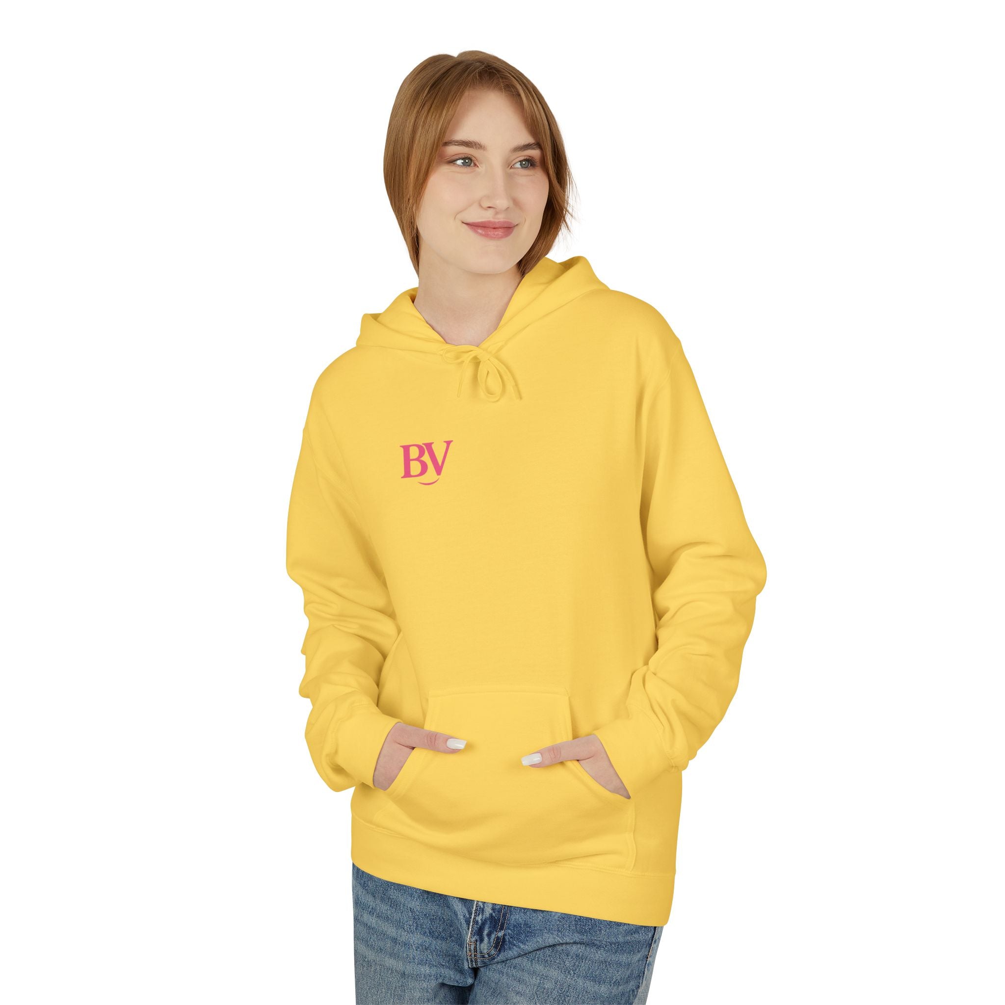 Bonita Vibes: BV Collection Fashion Fleece Hoodie, Casual Wear, Stylish Sweatshirt, Great Gift, Comfortable Layering