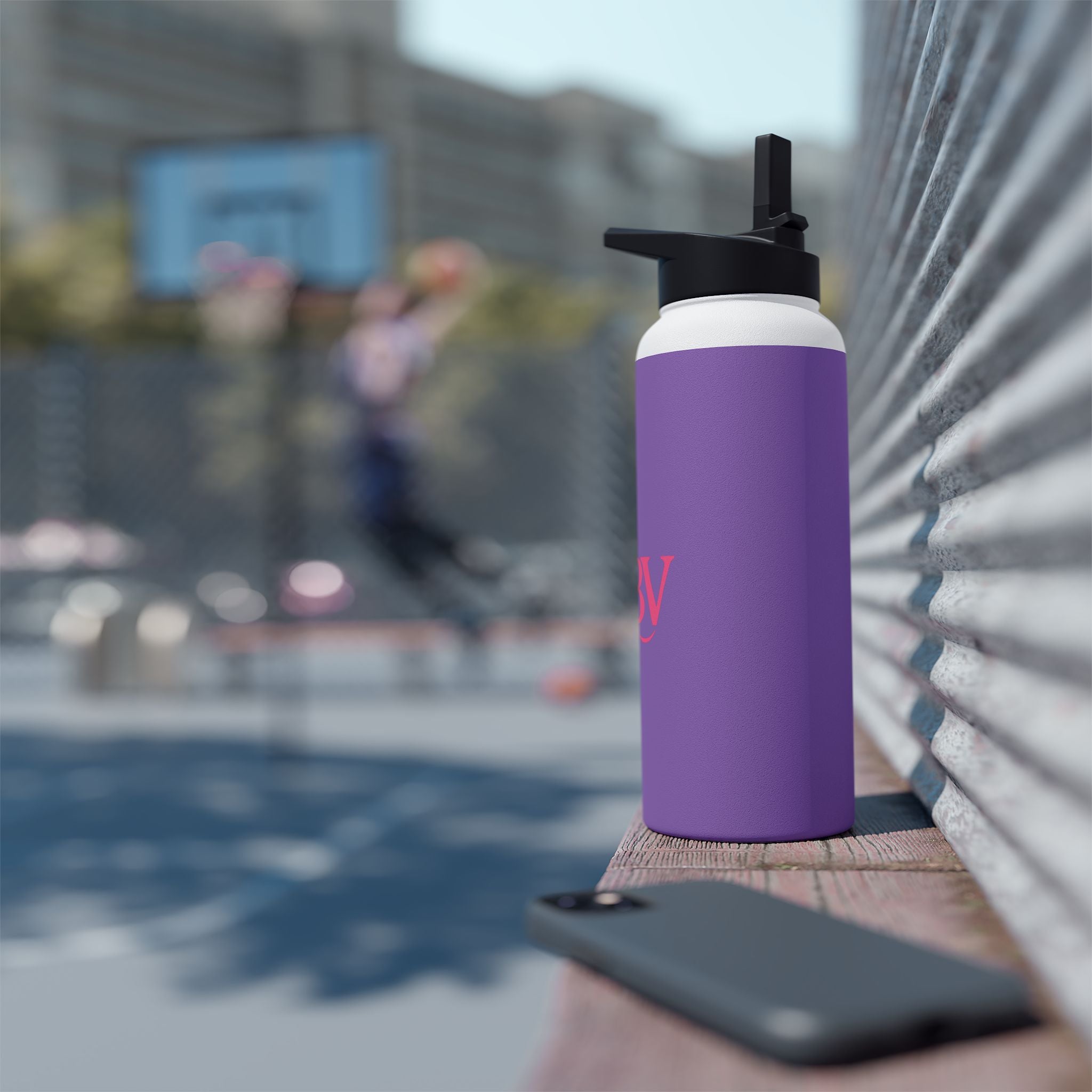Bonita Vibes: BV Collection Stainless Steel Purple Water Bottle, Drinkware for Everyday Adventures, Fitness, Gifts, Eco-Friendly Product