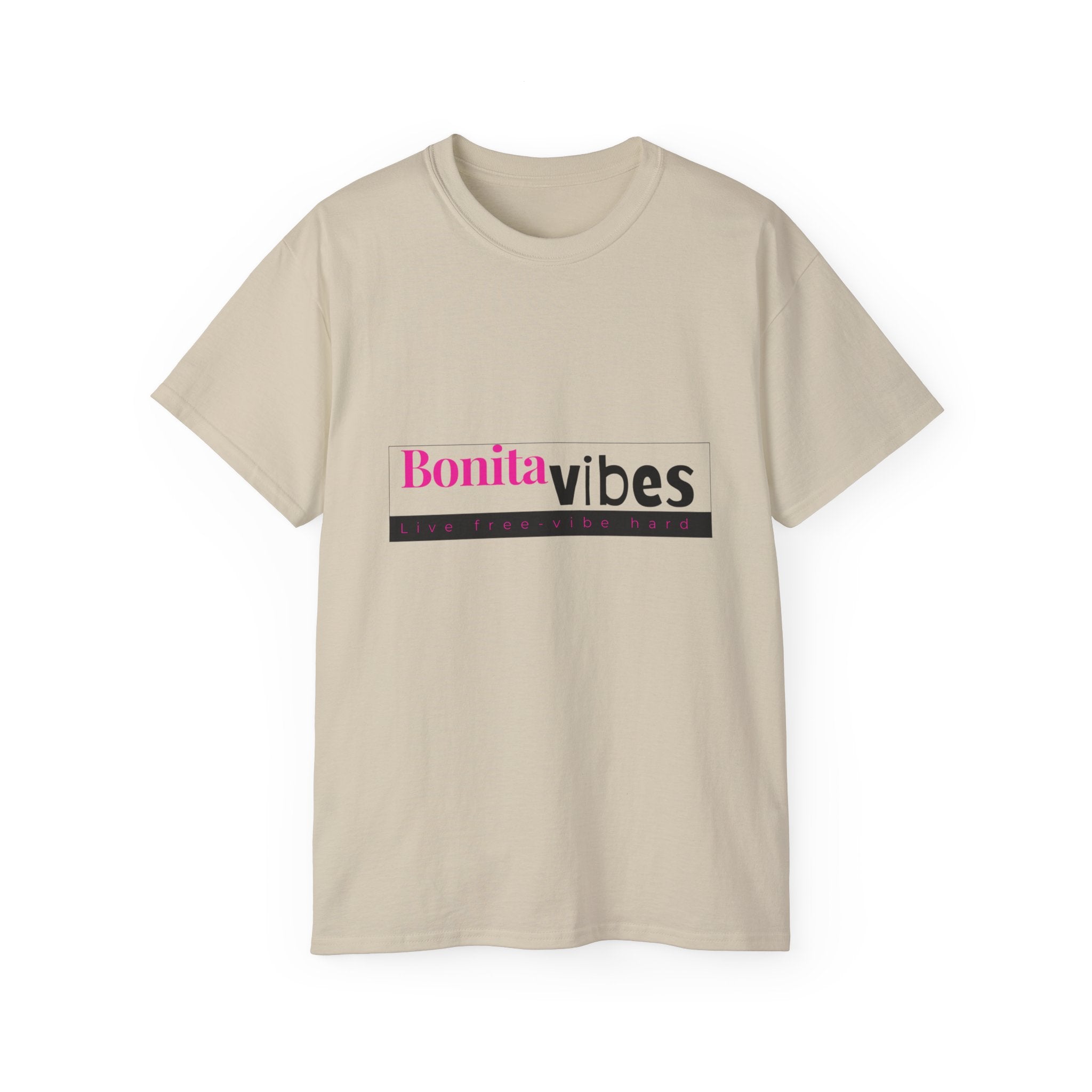 Bonita Vibes: VIBES UNLEASHED Ultra Cotton Tee, Casual T-Shirt, Gift for Her, Trendy Apparel, Summer Fashion, Fun Graphic Tee