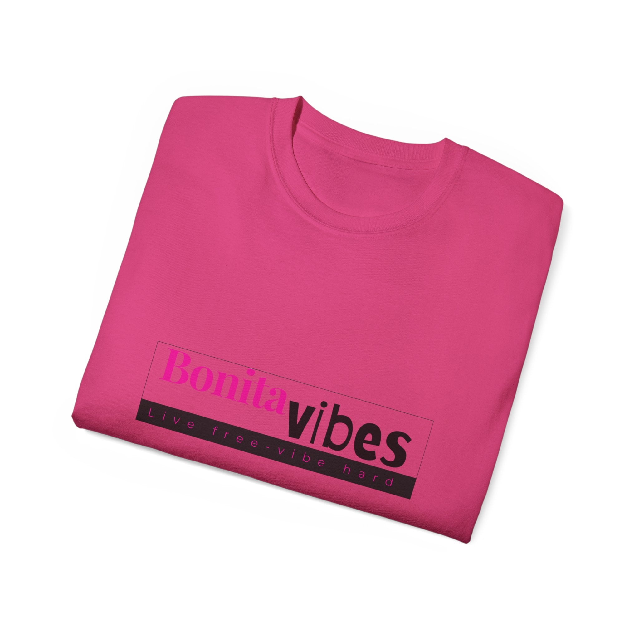 Bonita Vibes: VIBES UNLEASHED Ultra Cotton Tee, Casual T-Shirt, Gift for Her, Trendy Apparel, Summer Fashion, Fun Graphic Tee