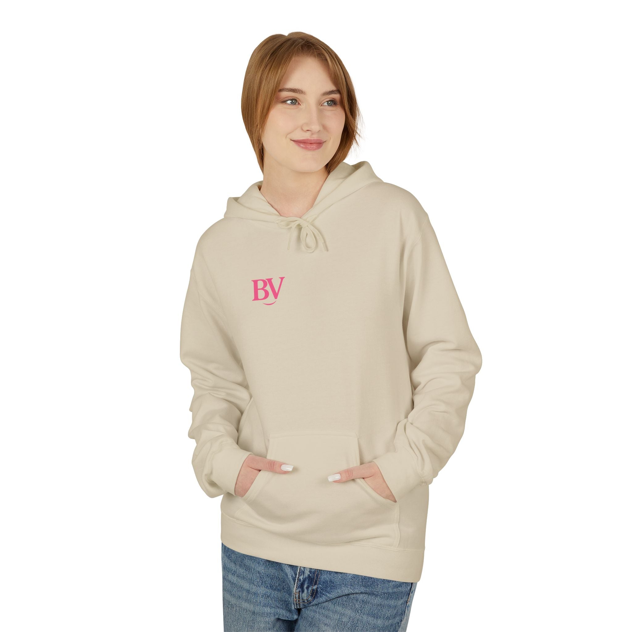 Bonita Vibes: BV Collection Fashion Fleece Hoodie, Casual Wear, Stylish Sweatshirt, Great Gift, Comfortable Layering