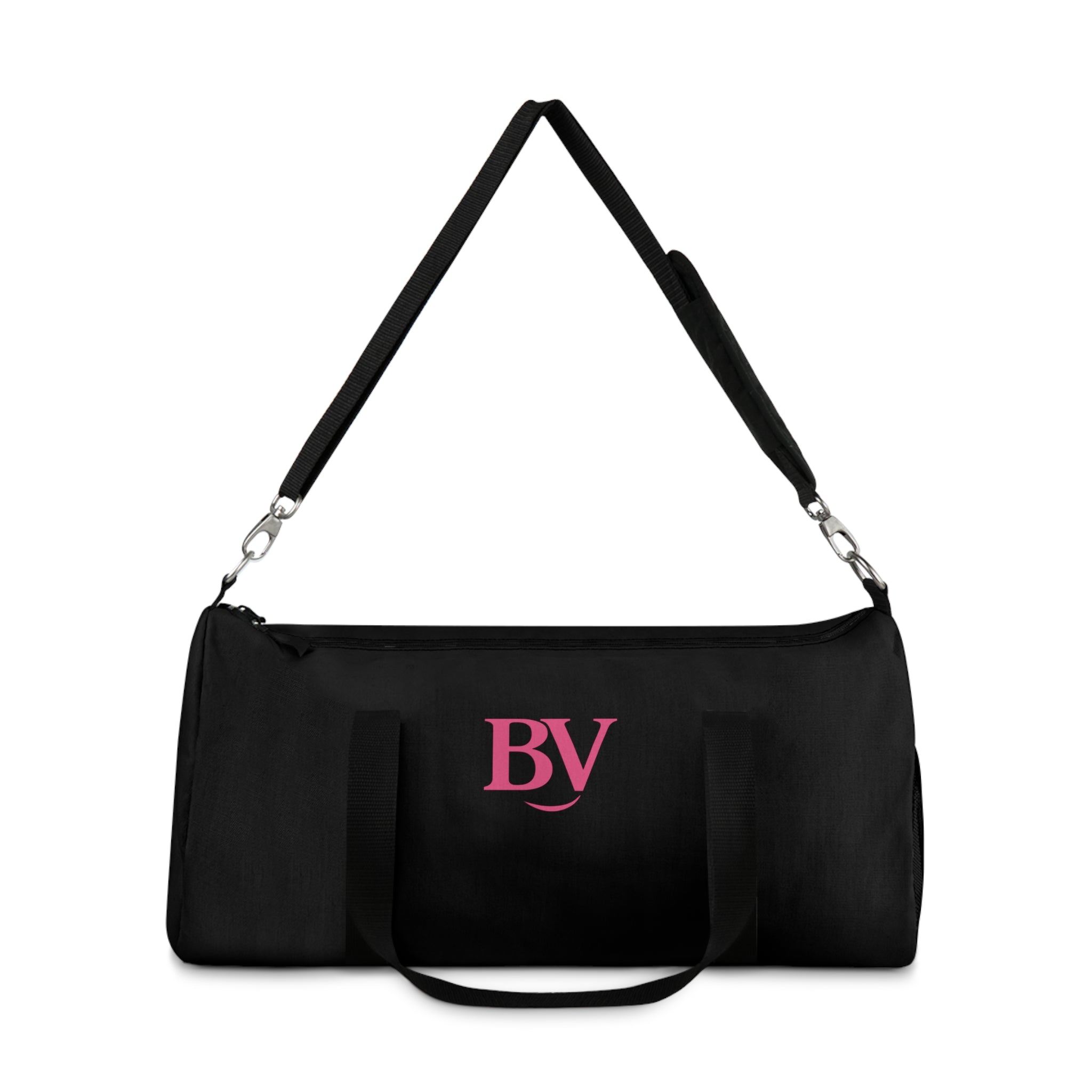 Bonita Vibes: BV Collection Black Duffel Bag - Perfect Travel Companion for Fitness, Weekend Getaways, Gym, and More - Stylish and Functional