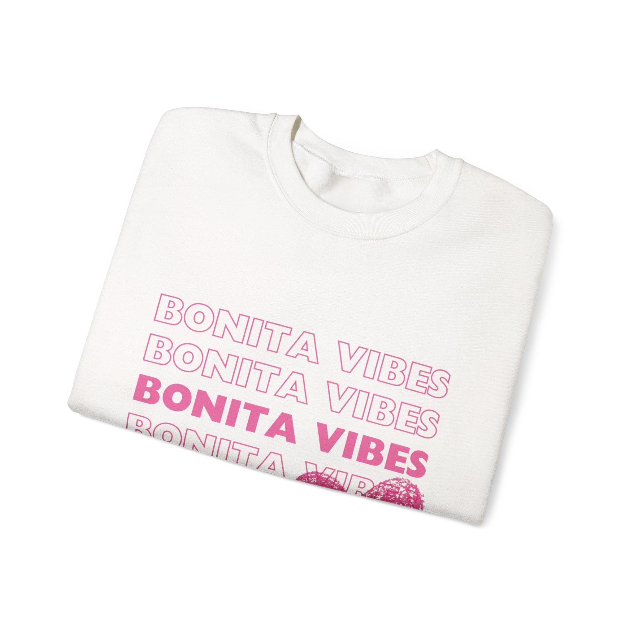 Bonita Vibes: SweetHearted Vibes Lightweight Crewneck Sweatshirt
