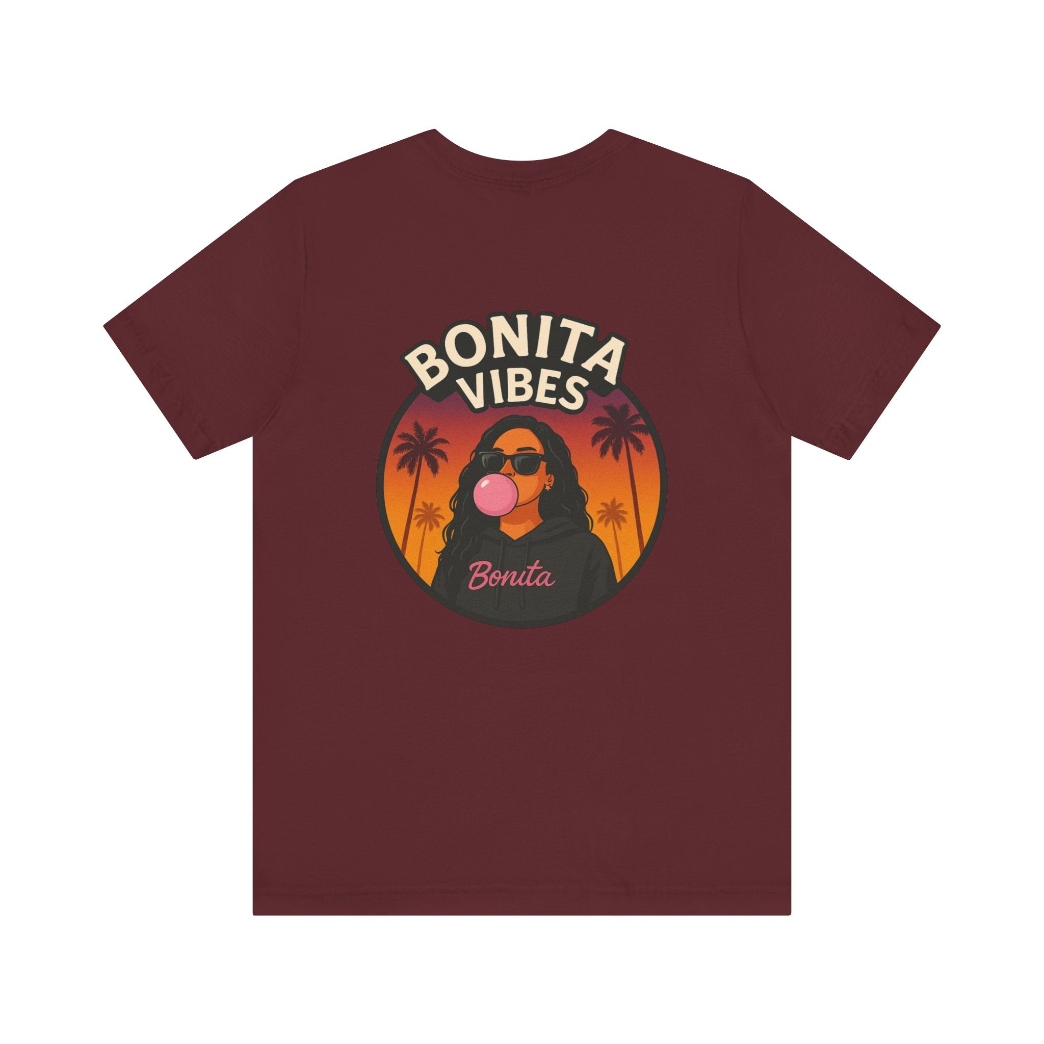 Bonita Vibes: Sunset Sway T-Shirt, Casual Wear, Gift for Beach Lovers, Trendy Graphic Tee, Fun Party Outfit
