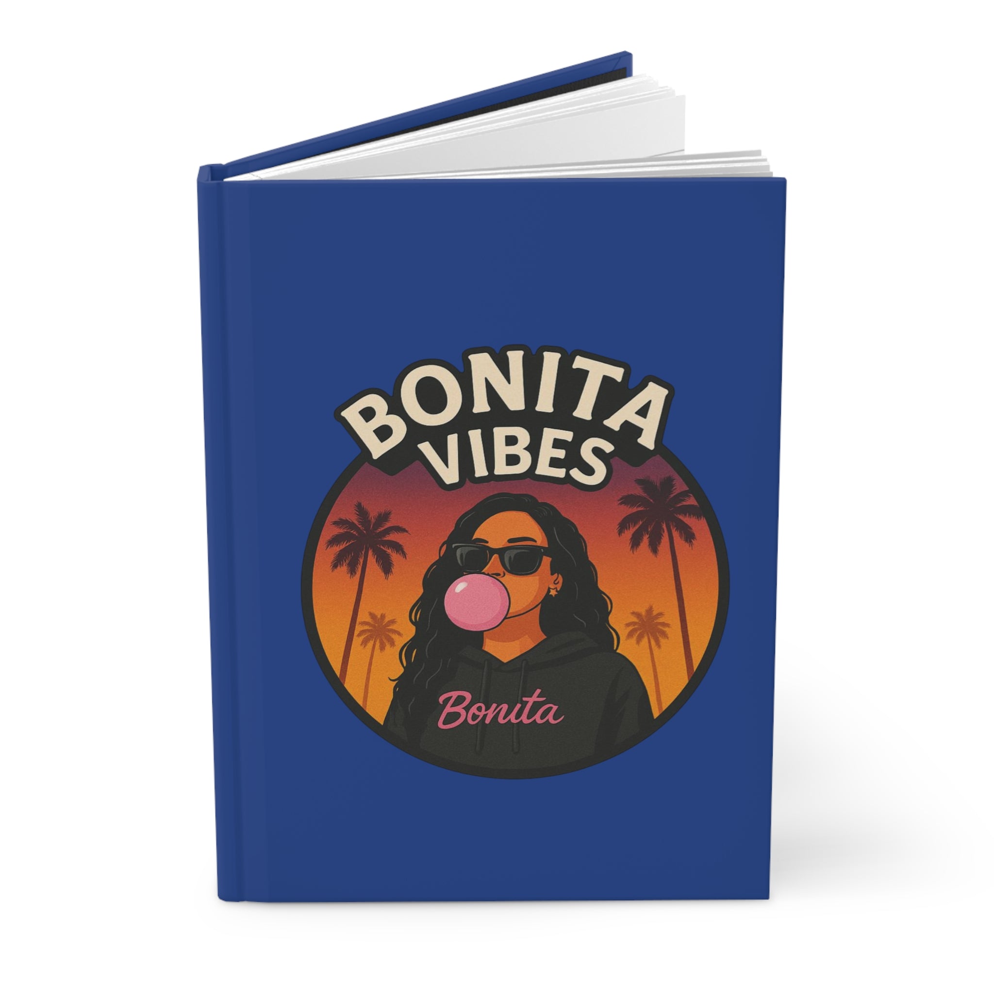 Bonita Vibes: Sunset Sway Blue Hardcover Journal - Inspirational Writing Companion, Perfect for Note-Taking, Journaling, Gift for Her, Creative [...]