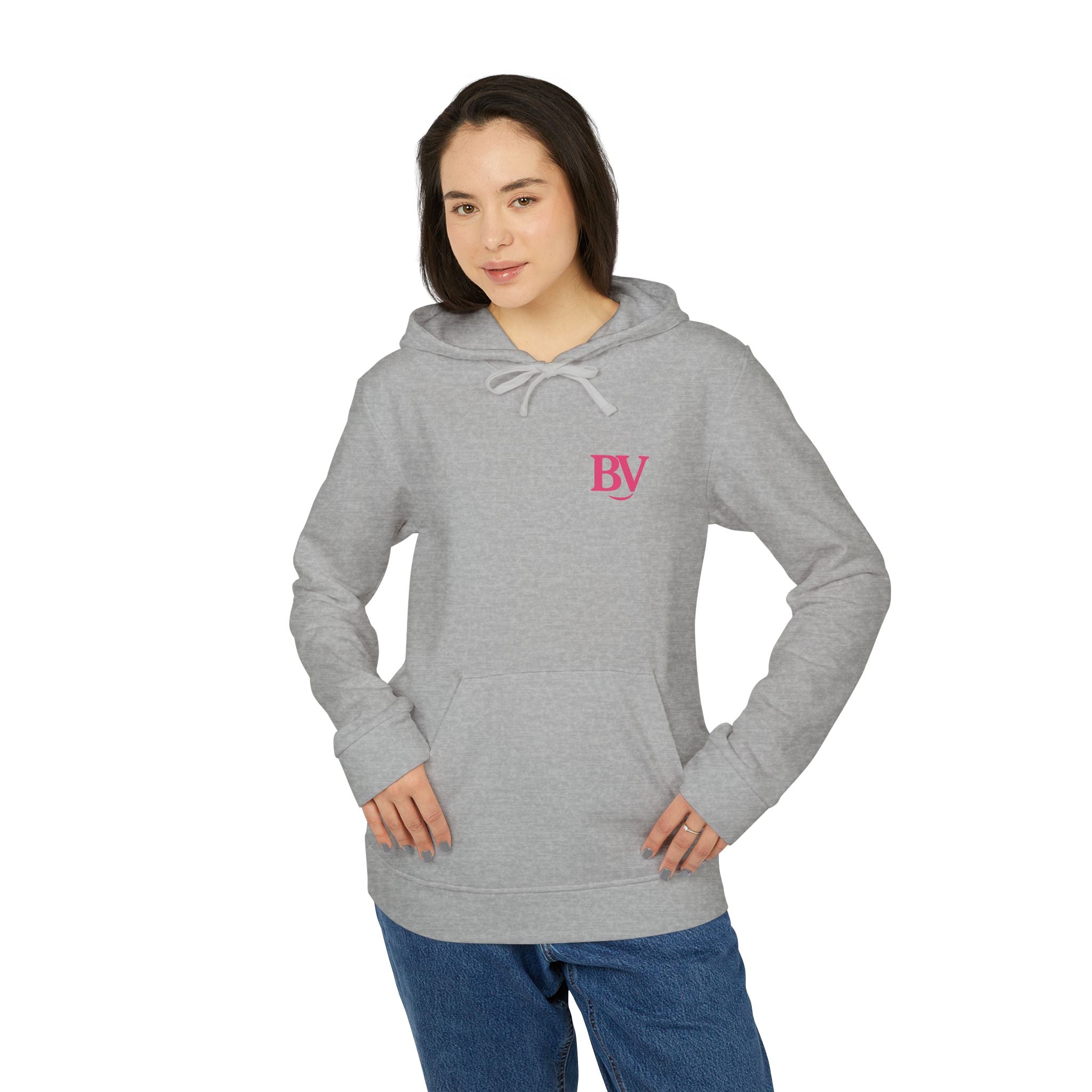 Bonita Vibes: BV Collection Fleece Hoodie with Stylish Logo, Casual Wear, Athleisure, Perfect for Fall and Winter