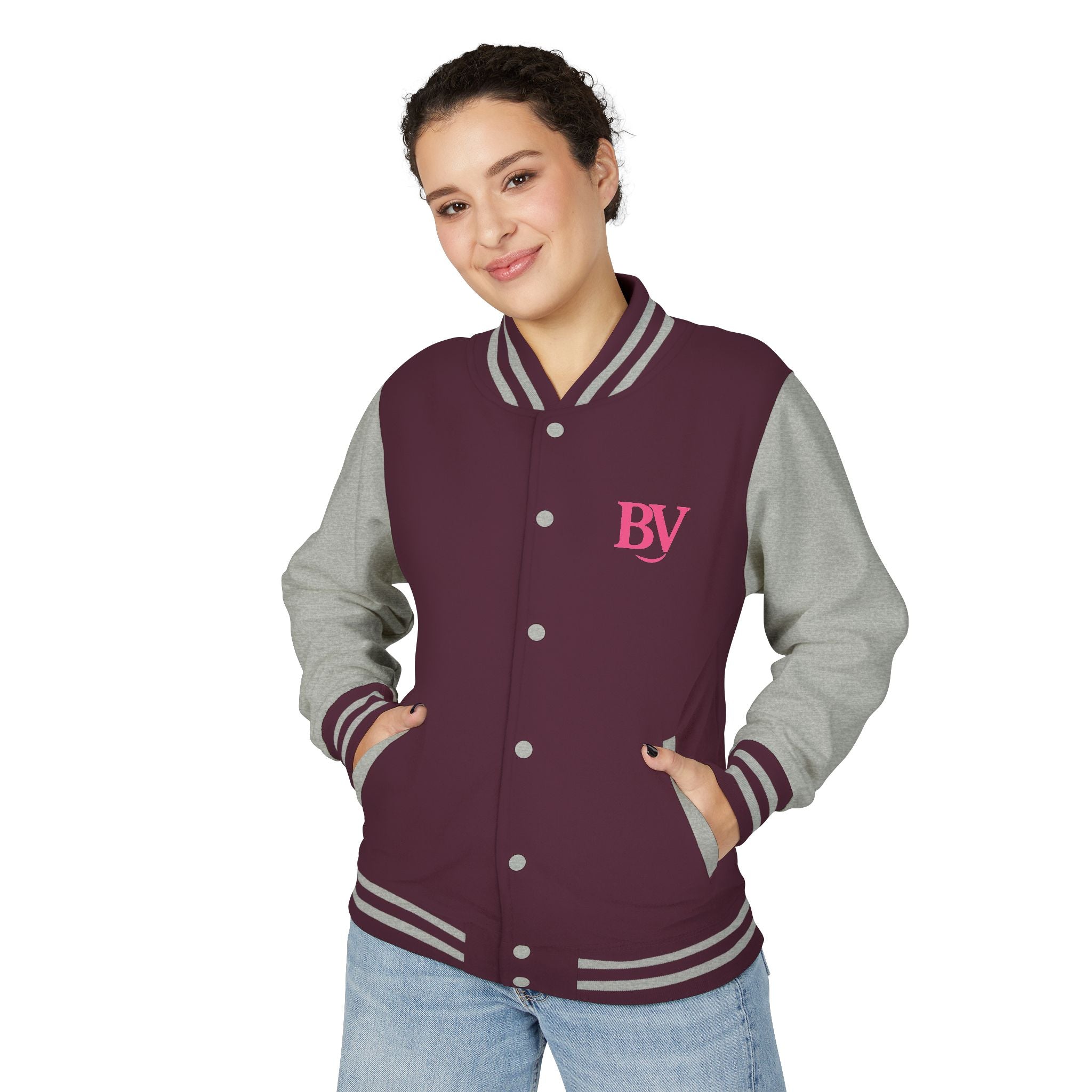 Bonita Vibes: BV Collection Letterman Jacket, Cozy Sports Jacket, College Style Jacket, Casual Wear, Trendy Outfit