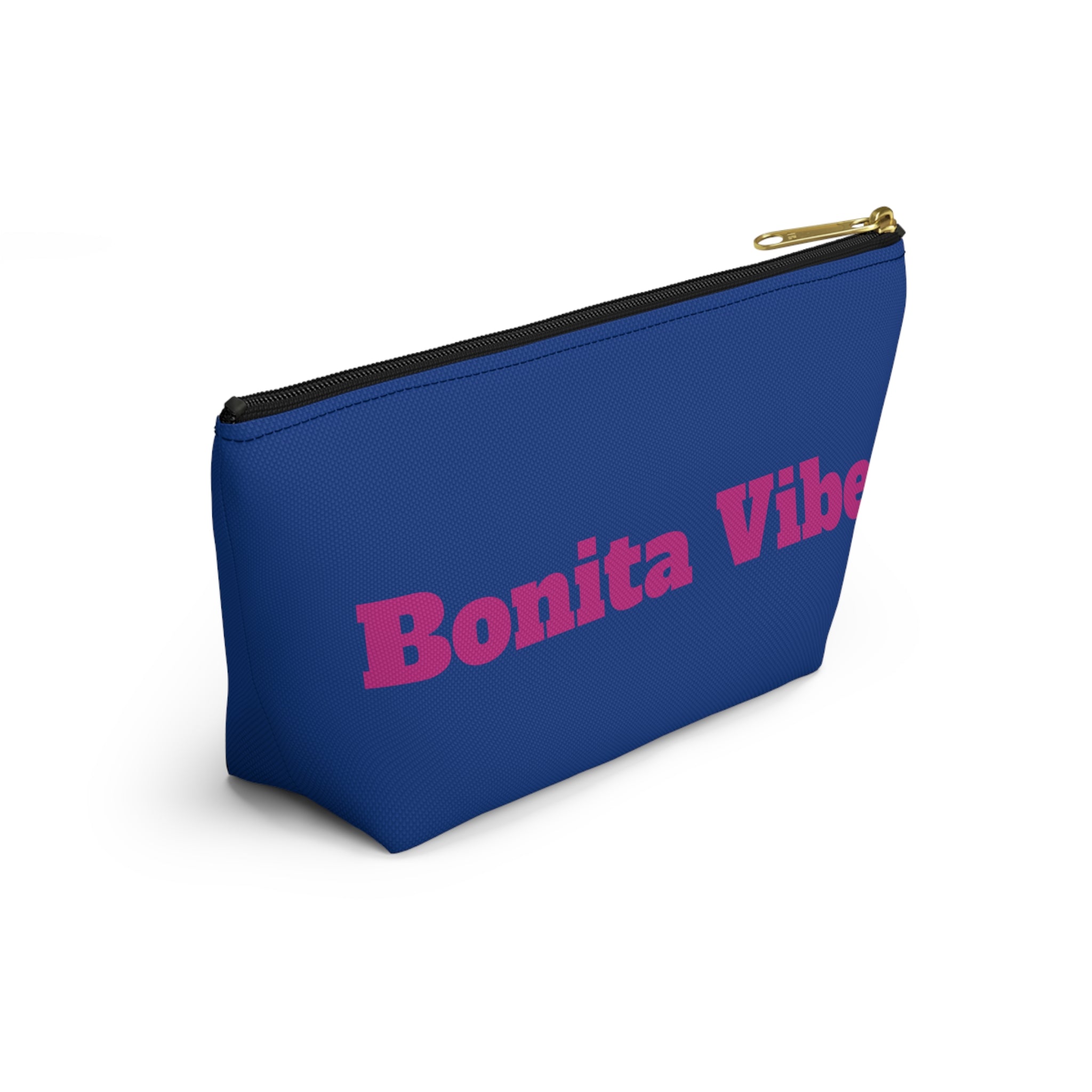 Bonita Vibes Blue Accessory Pouch | Stylish Makeup Bag, Travel Pouch, Trendy Organizer, Fun Gift, Summer Essentials