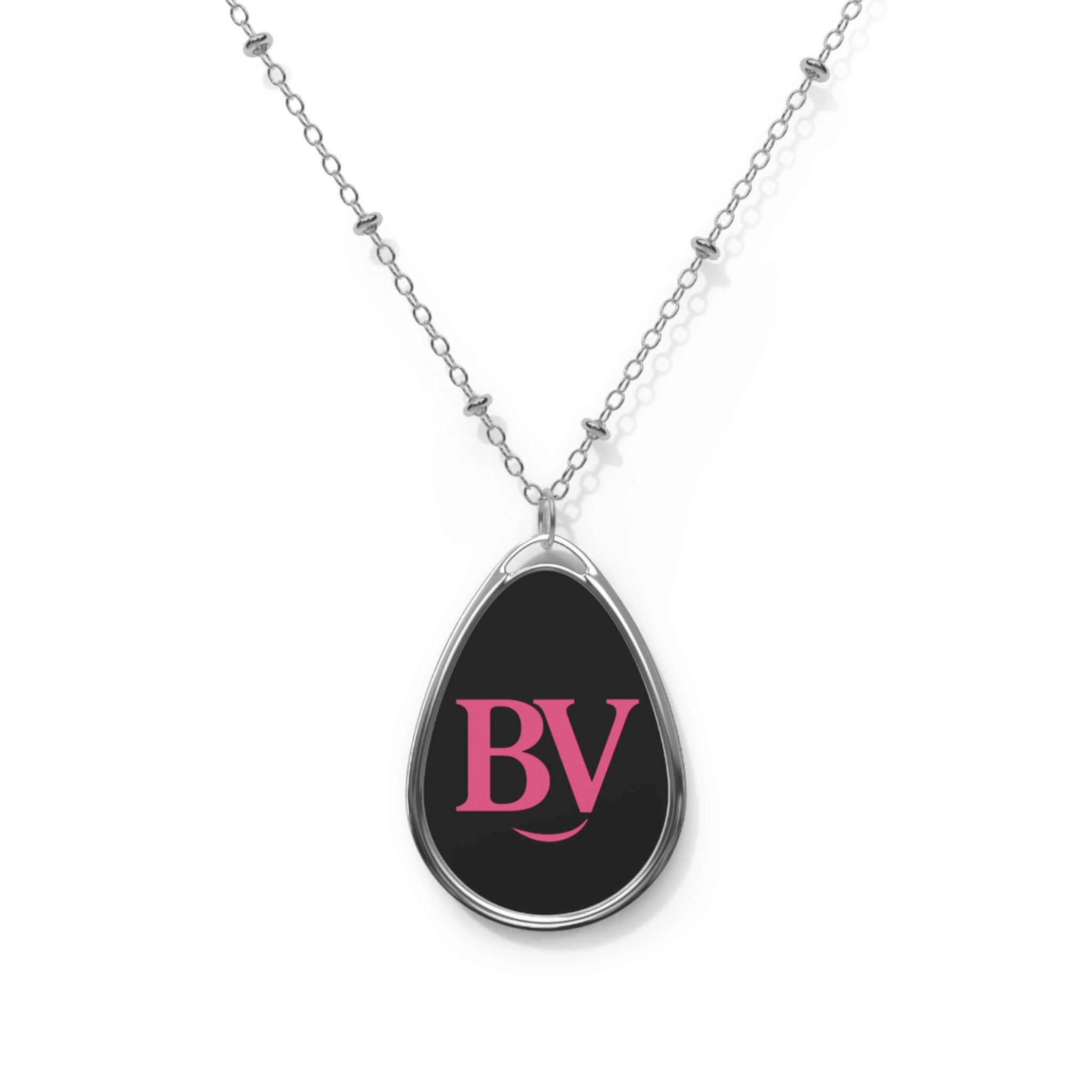Bonita Vibes: BV Collection Elegant Oval Necklace - Jewelry Gift for Her, Personalized Pendant for Birthdays, Anniversaries, Special Occasions, [...]
