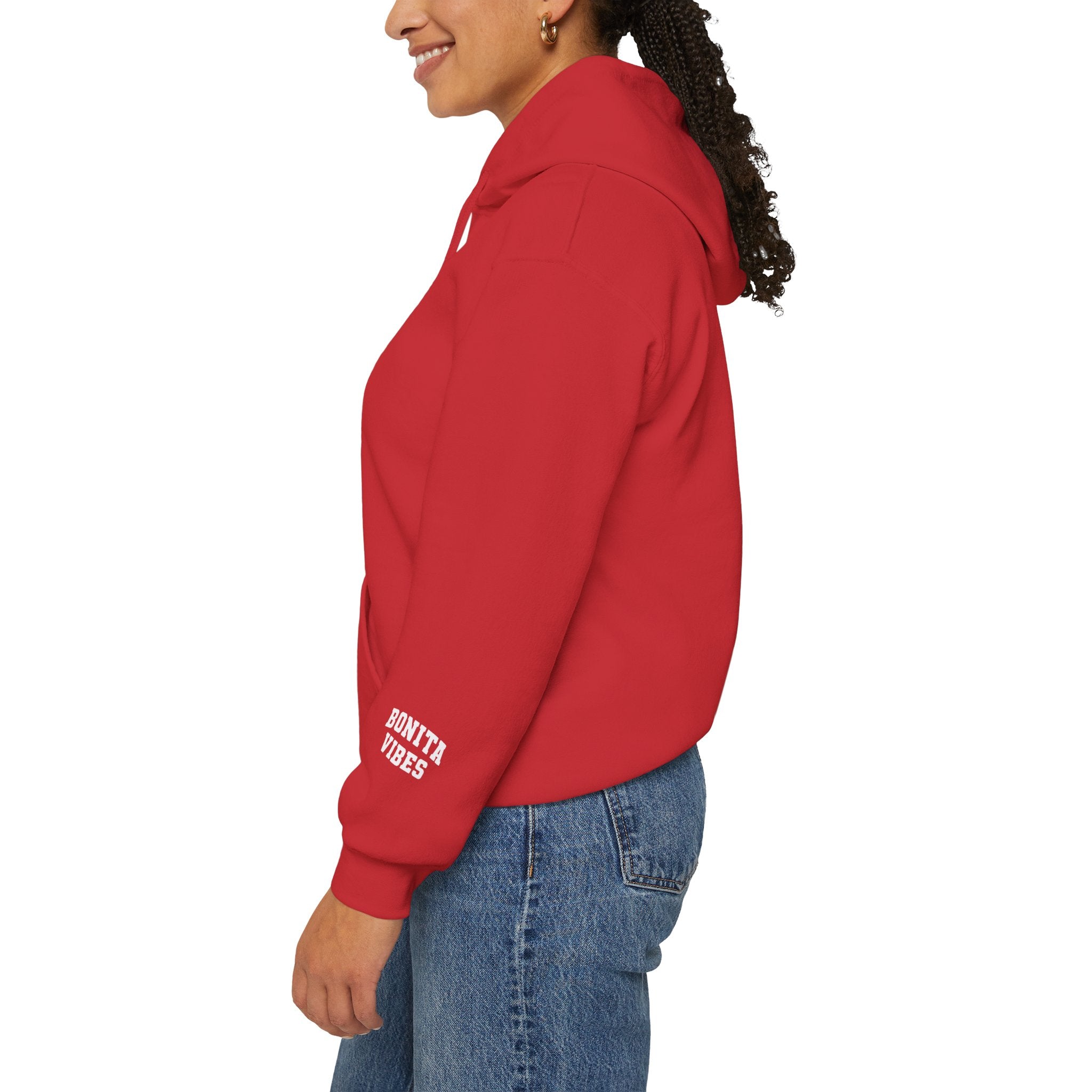 Hoodie — Bonita Vibes Minimal Graphic Pullover