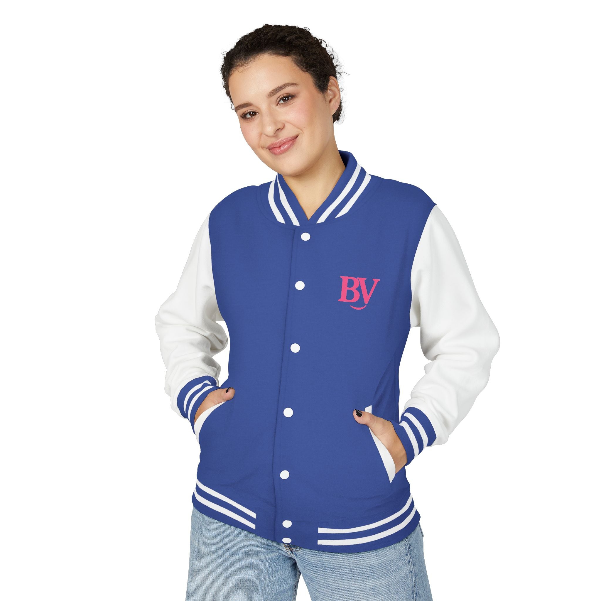 Bonita Vibes: BV Collection Letterman Jacket, Cozy Sports Jacket, College Style Jacket, Casual Wear, Trendy Outfit