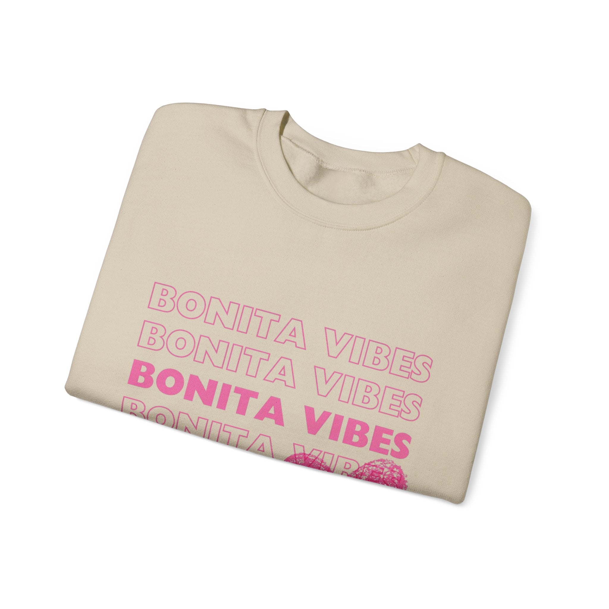 Bonita Vibes: SweetHearted Vibes Lightweight Crewneck Sweatshirt