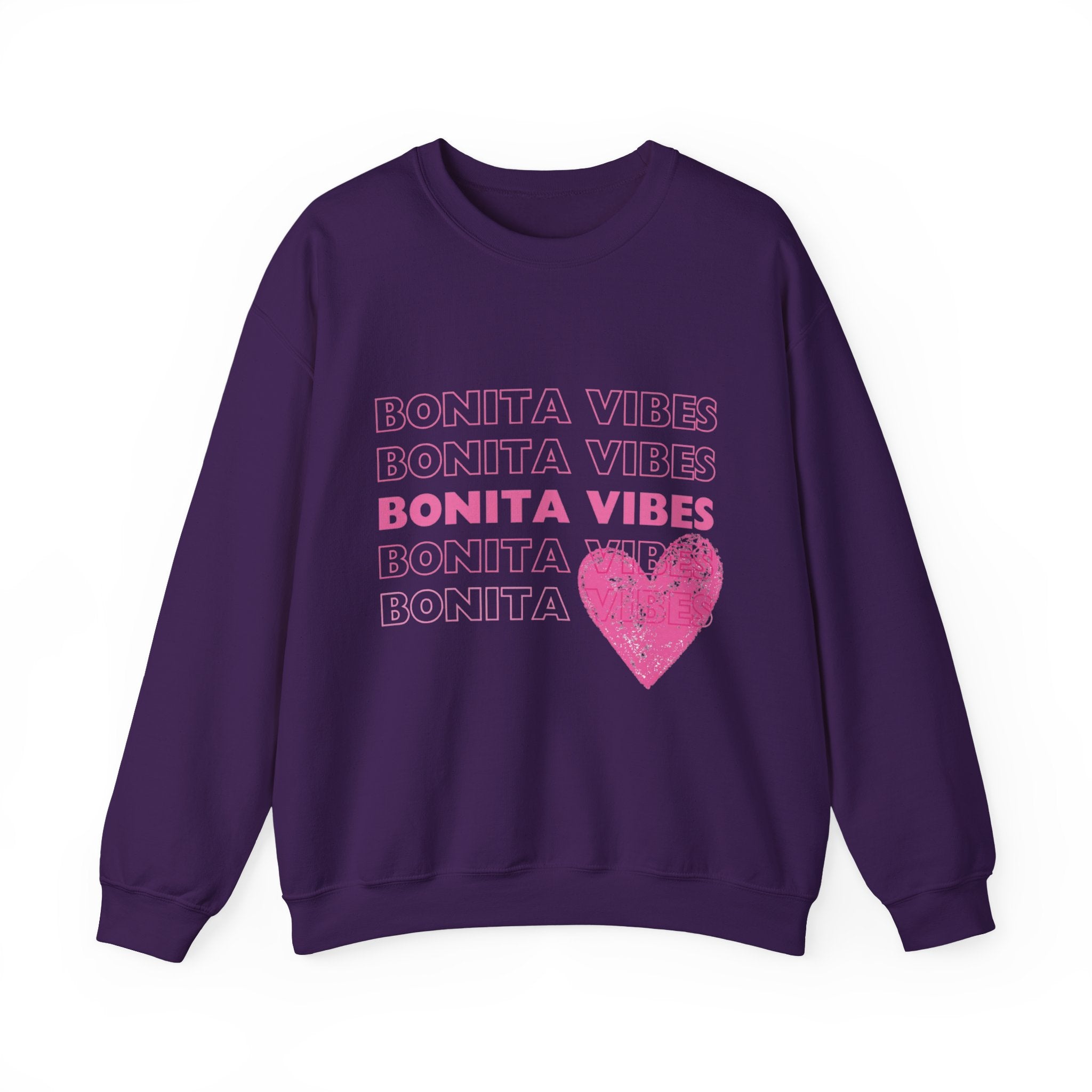 Bonita Vibes: SweetHearted Vibes Lightweight Crewneck Sweatshirt