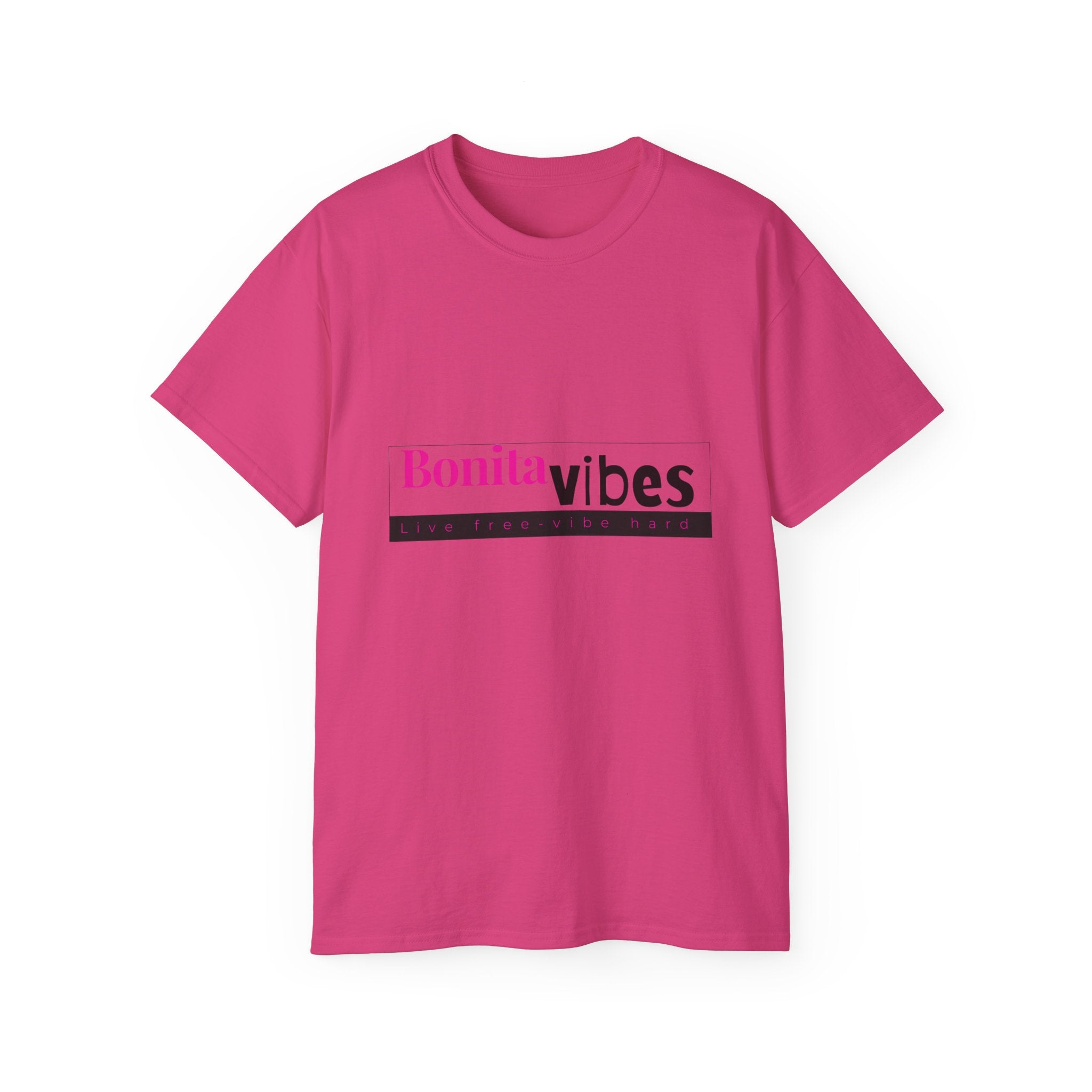 Bonita Vibes: VIBES UNLEASHED Ultra Cotton Tee, Casual T-Shirt, Gift for Her, Trendy Apparel, Summer Fashion, Fun Graphic Tee