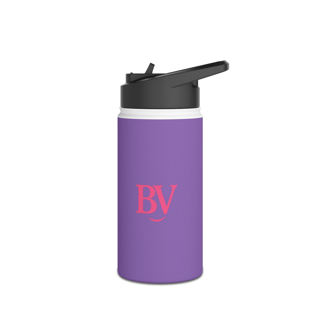 Bonita Vibes: BV Collection Stainless Steel Purple Water Bottle, Drinkware for Everyday Adventures, Fitness, Gifts, Eco-Friendly Product