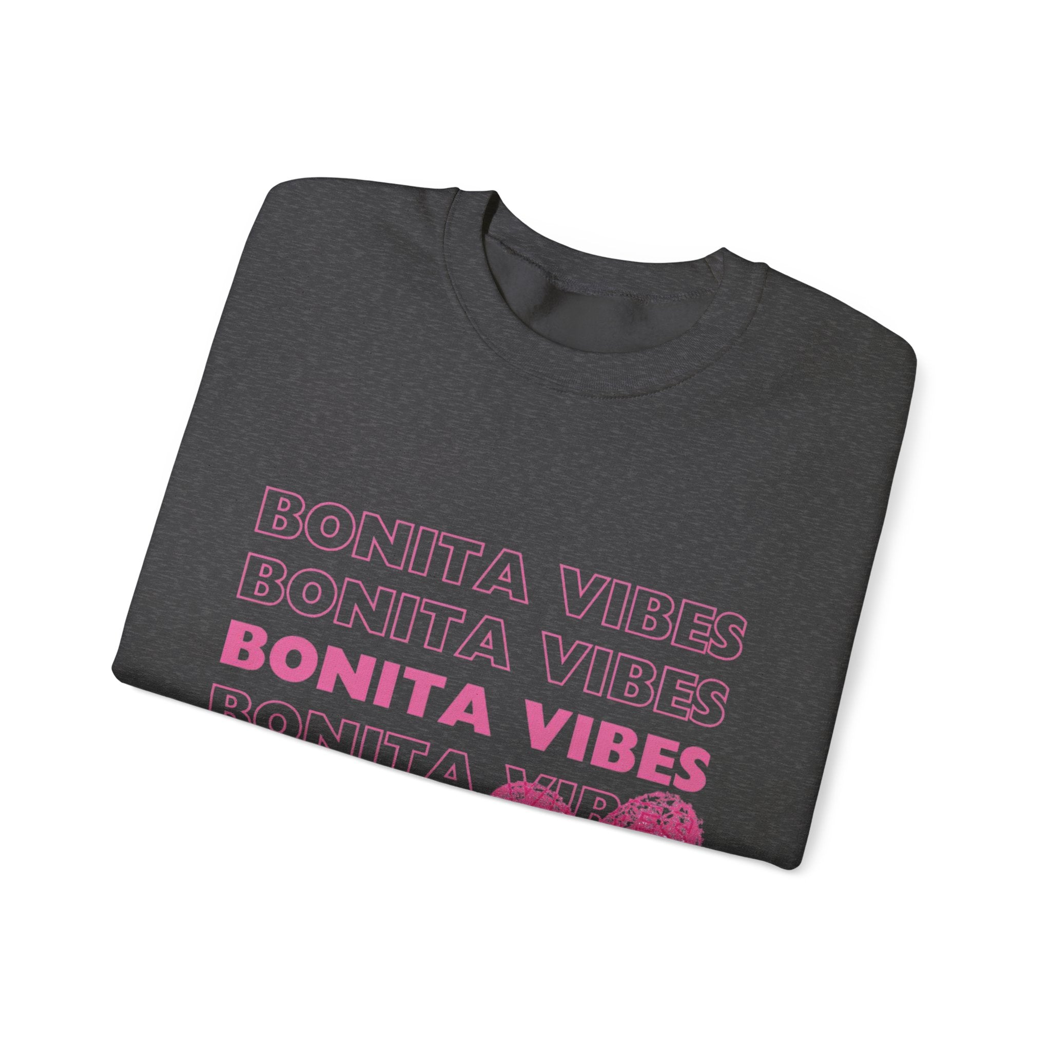 Bonita Vibes: SweetHearted Vibes Lightweight Crewneck Sweatshirt