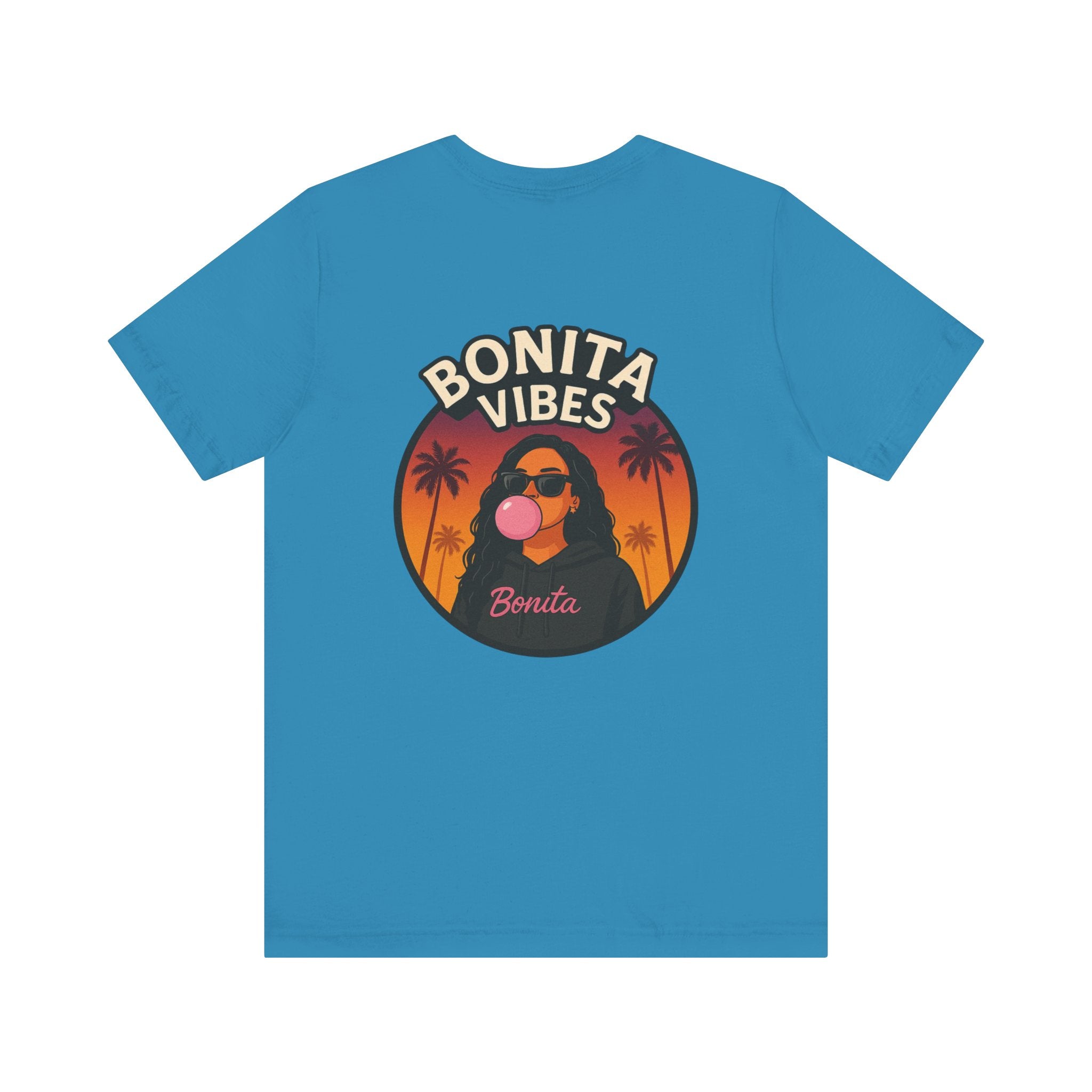 Bonita Vibes: Sunset Sway T-Shirt, Casual Wear, Gift for Beach Lovers, Trendy Graphic Tee, Fun Party Outfit