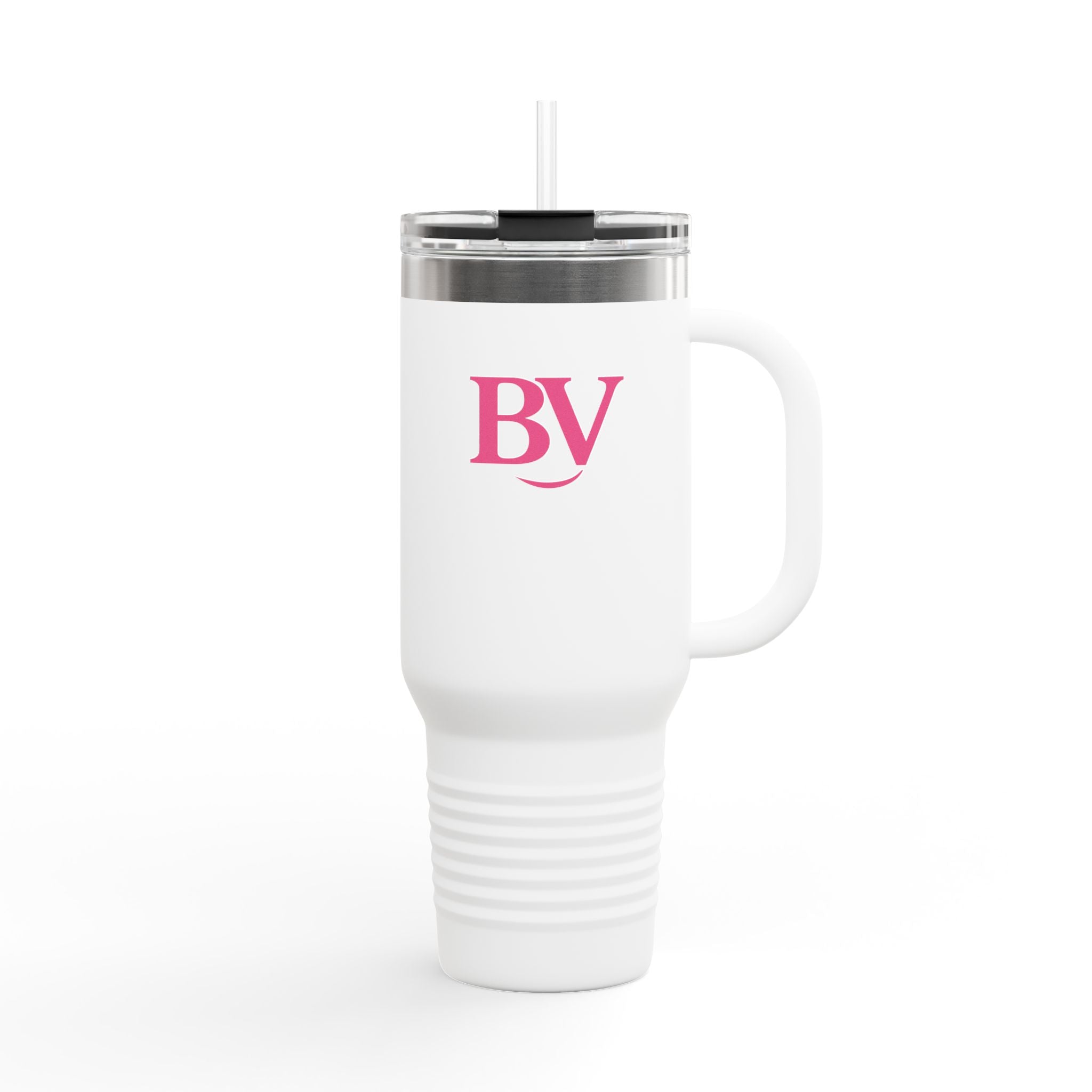 Bonita Vibes: BV Collection Stylish Travel Mug, 40oz - Perfect for Coffee Lovers, Gift for Her, Summer Picnics, On-the-Go Hydration, Personalized Travel Cup