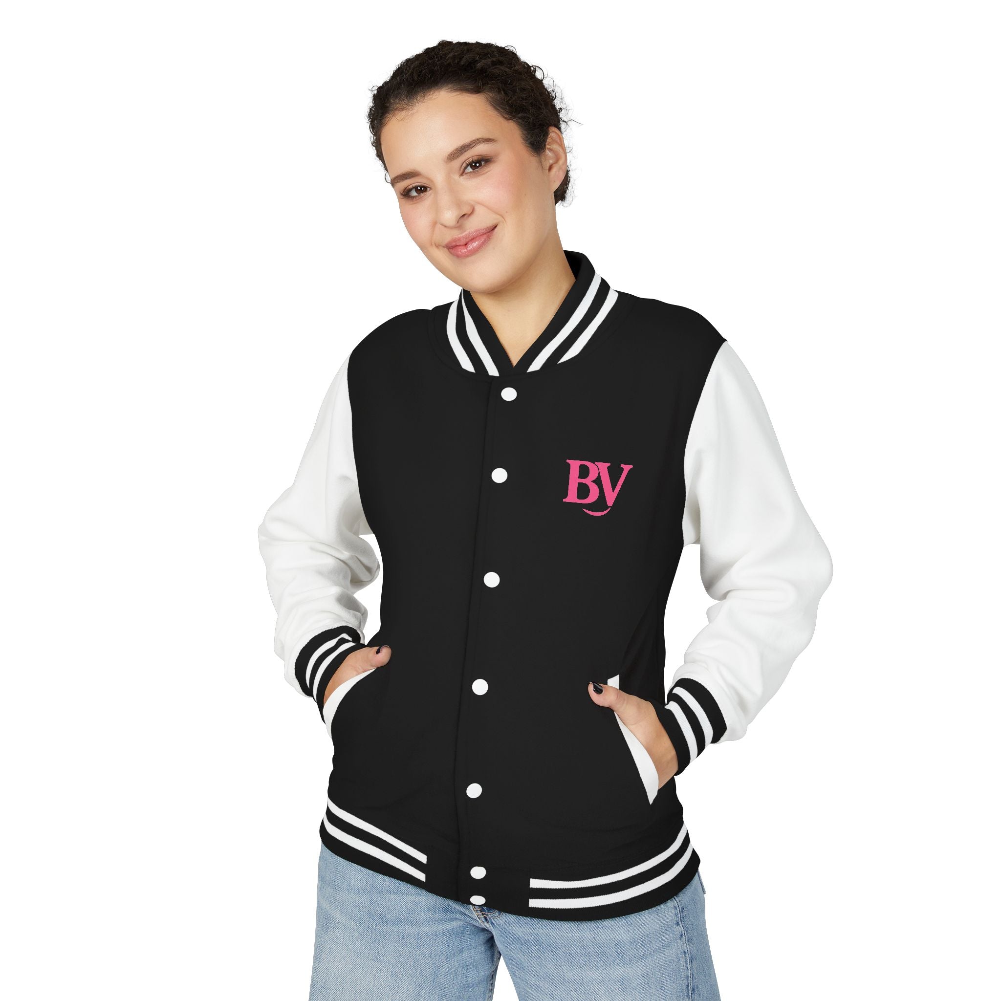 Bonita Vibes: BV Collection Letterman Jacket, Cozy Sports Jacket, College Style Jacket, Casual Wear, Trendy Outfit