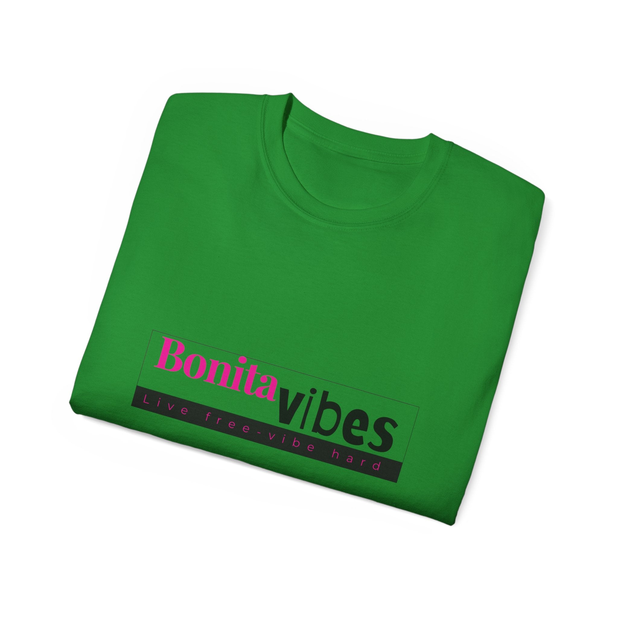 Bonita Vibes: VIBES UNLEASHED Ultra Cotton Tee, Casual T-Shirt, Gift for Her, Trendy Apparel, Summer Fashion, Fun Graphic Tee