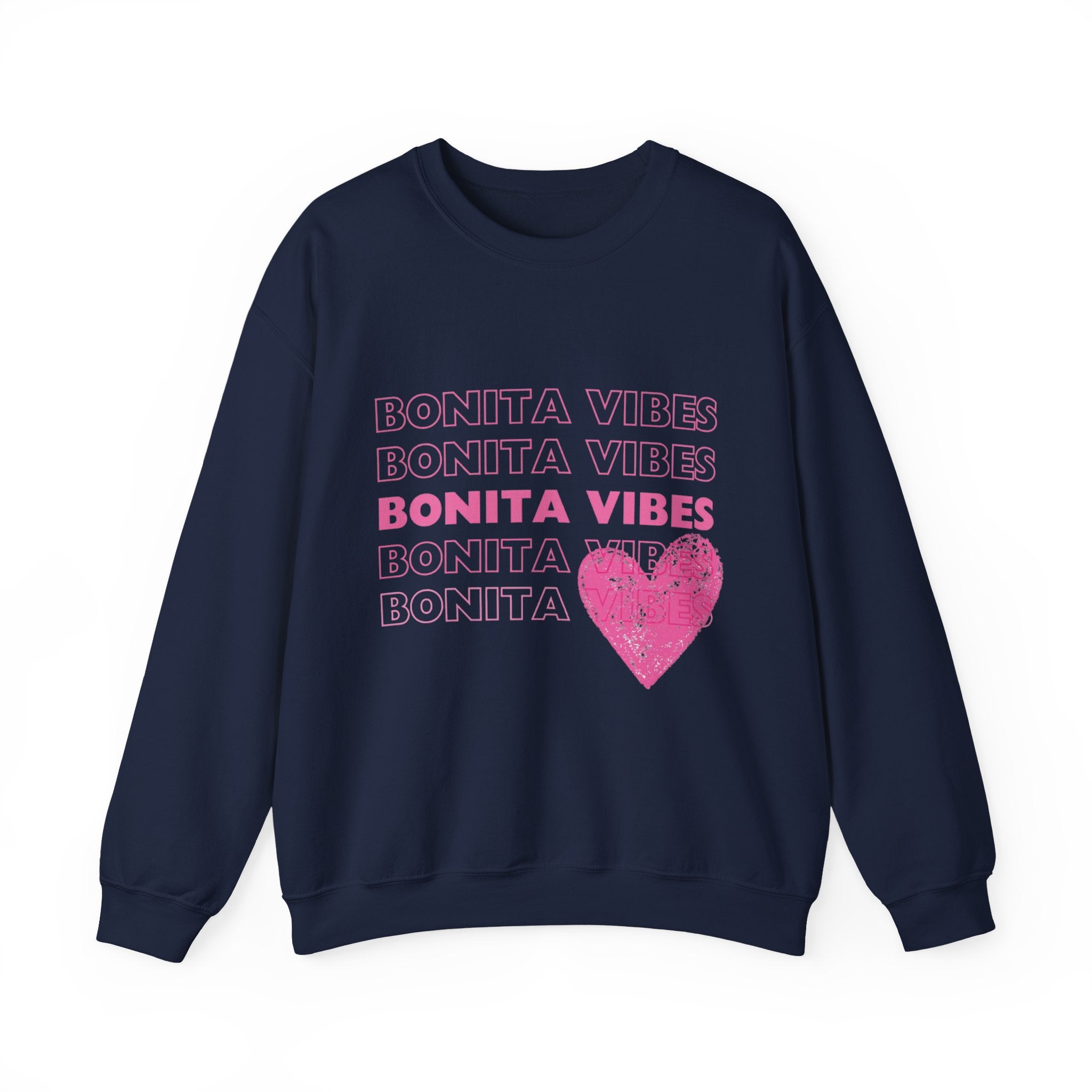 Bonita Vibes: SweetHearted Vibes Lightweight Crewneck Sweatshirt