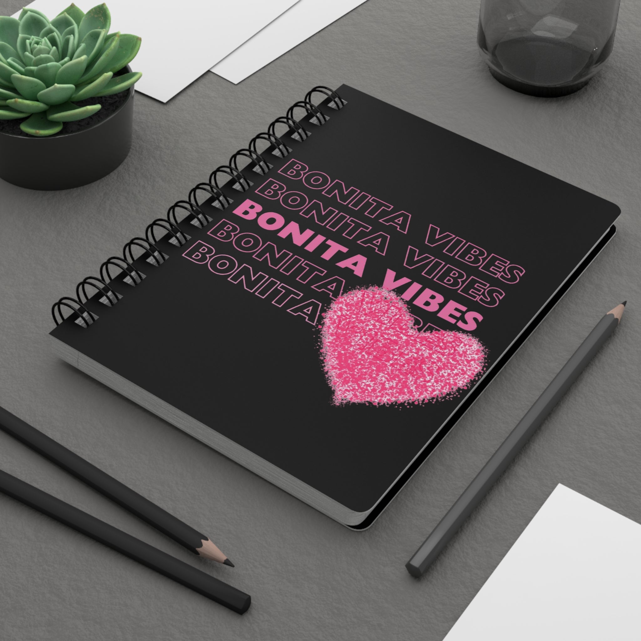 Bonita Vibes: SweetHearted Vibes Spiral-Bound Journal