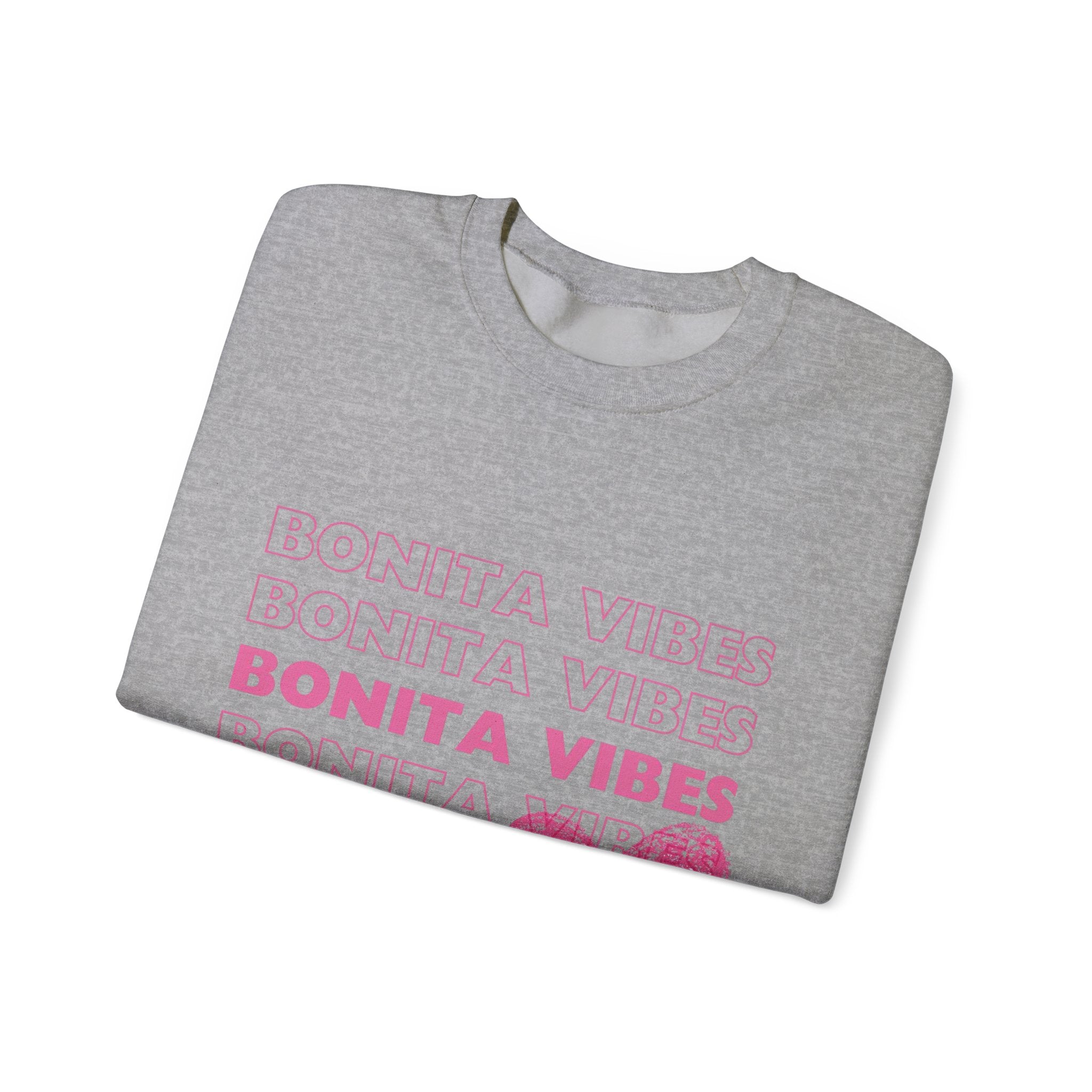 Bonita Vibes: SweetHearted Vibes Lightweight Crewneck Sweatshirt