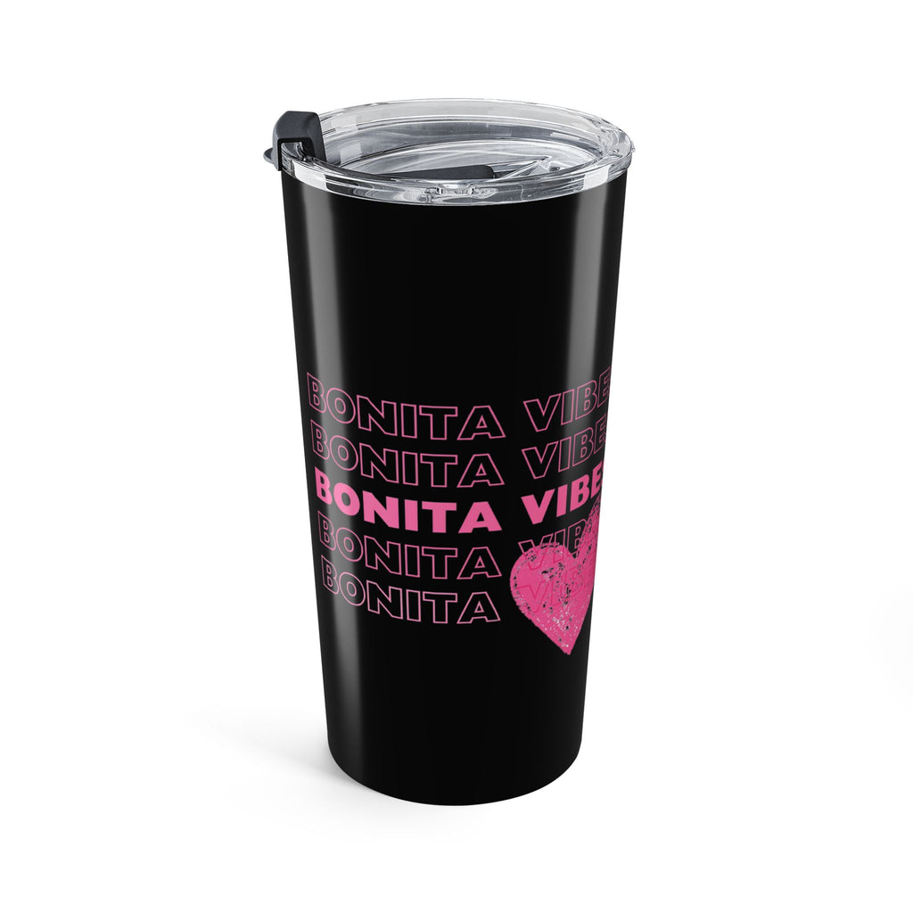 Bonita Vibes: SweetHearted Vibes Black Tumbler 20oz