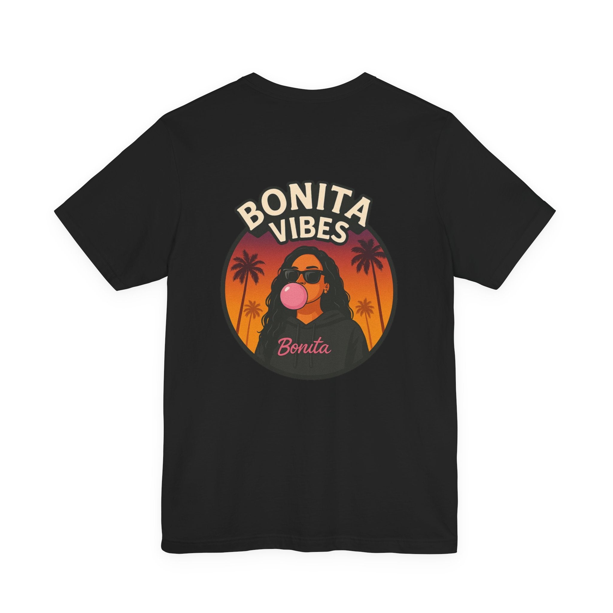 Bonita Vibes: Sunset Sway T-Shirt, Casual Wear, Gift for Beach Lovers, Trendy Graphic Tee, Fun Party Outfit