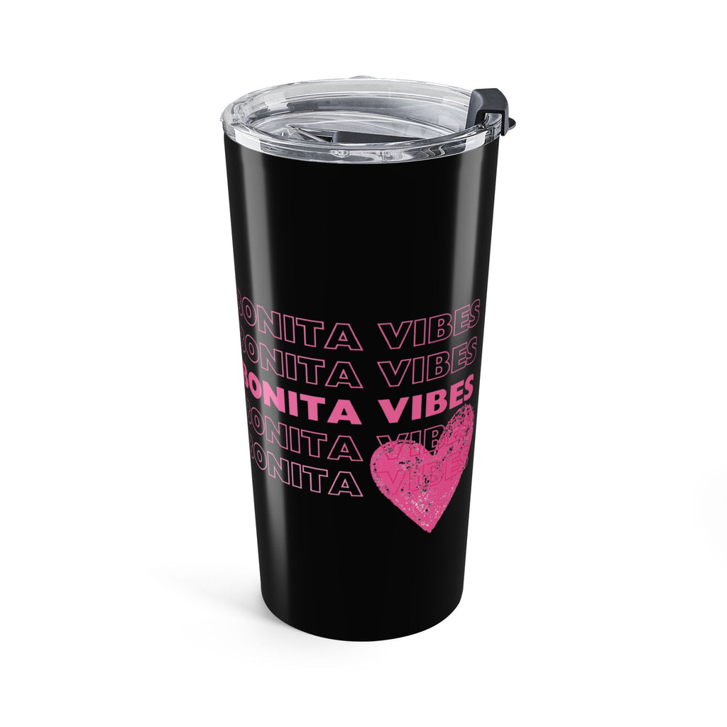Bonita Vibes: SweetHearted Vibes Black Tumbler 20oz