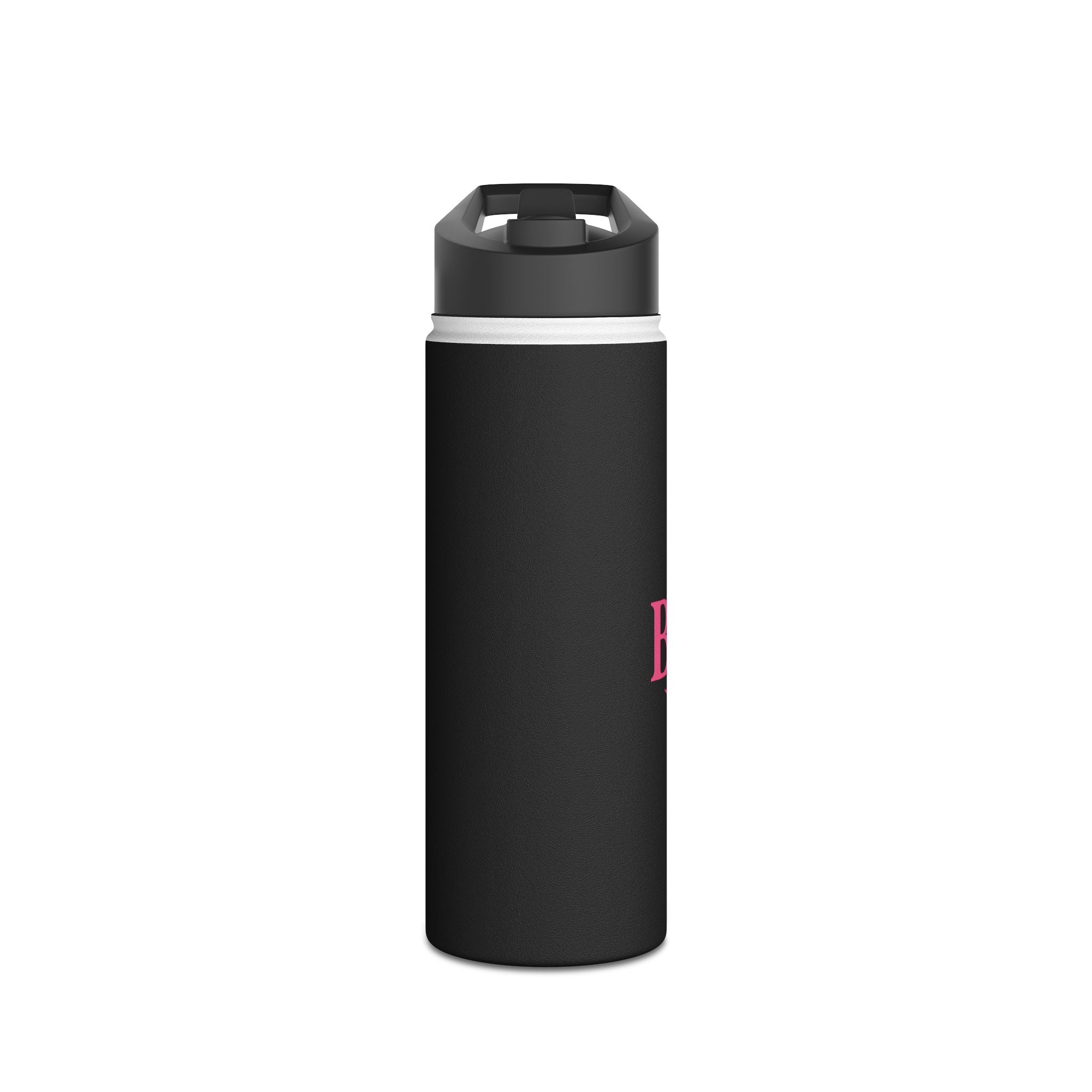 Bonita Vibes: BV Collection Stainless Steel Black Water Bottle, Drinkware for Everyday Adventures, Fitness, Gifts, Eco-Friendly Product