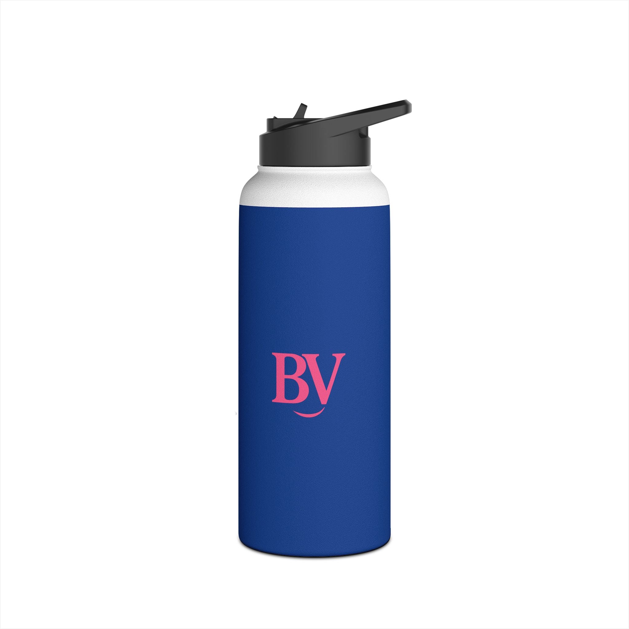 Bonita Vibes: BV Collection Stainless Steel Blue Water Bottle, Drinkware for Everyday Adventures, Fitness, Gifts, Eco-Friendly Product