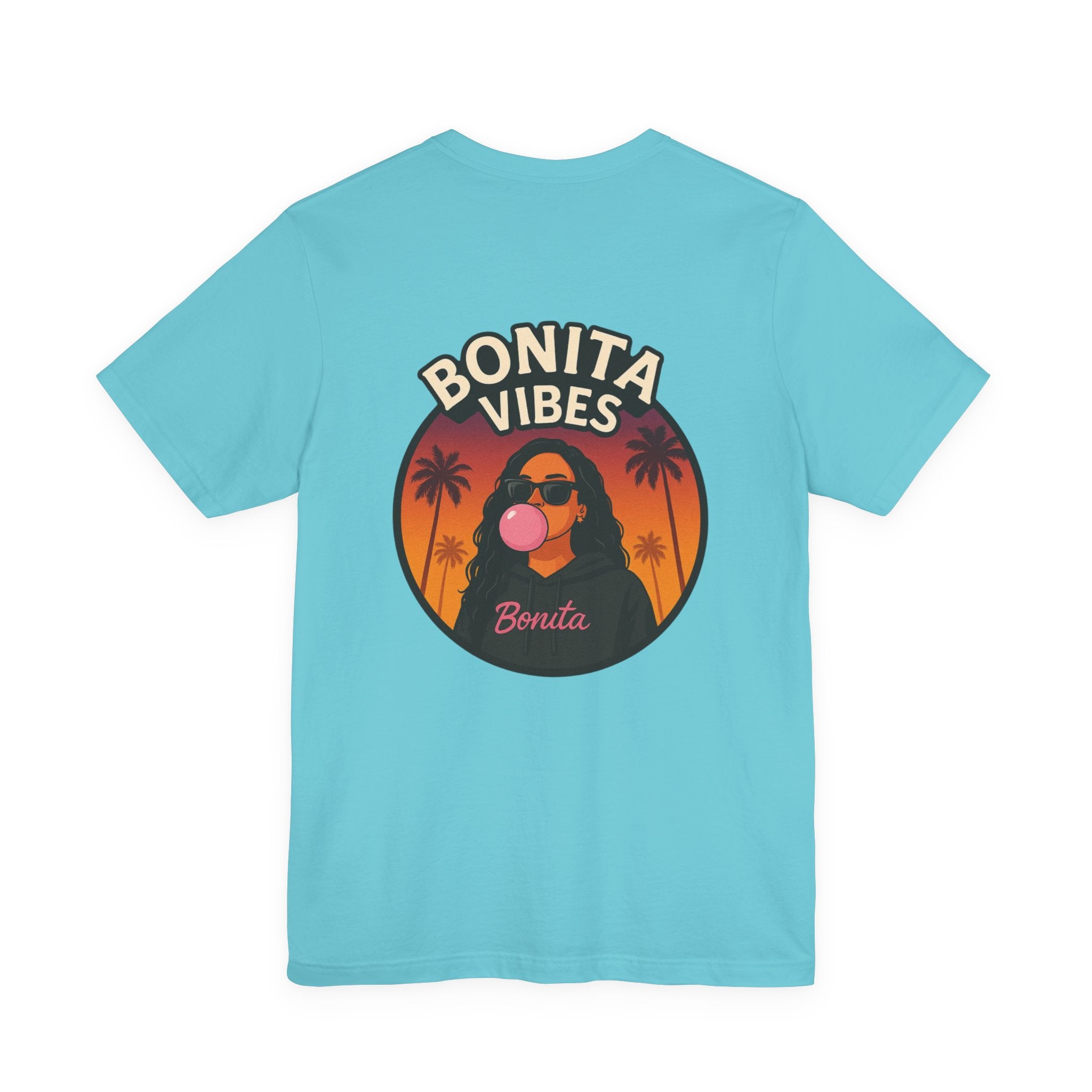 Bonita Vibes: Sunset Sway T-Shirt, Casual Wear, Gift for Beach Lovers, Trendy Graphic Tee, Fun Party Outfit