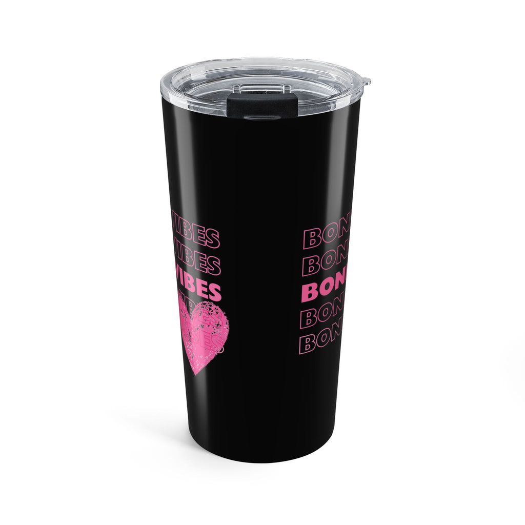 Bonita Vibes: SweetHearted Vibes Black Tumbler 20oz